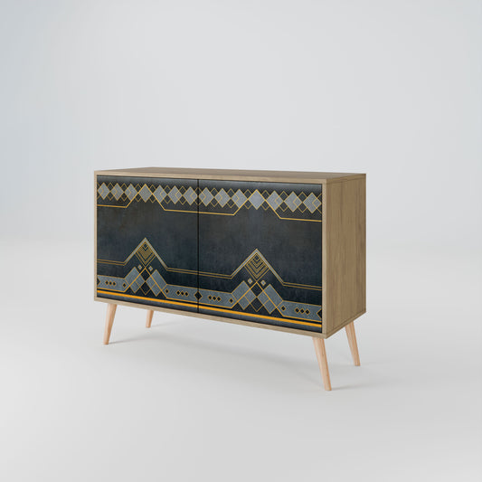 Credenza a 2 ante ROYAL ORDINARINESS in effetto rovere