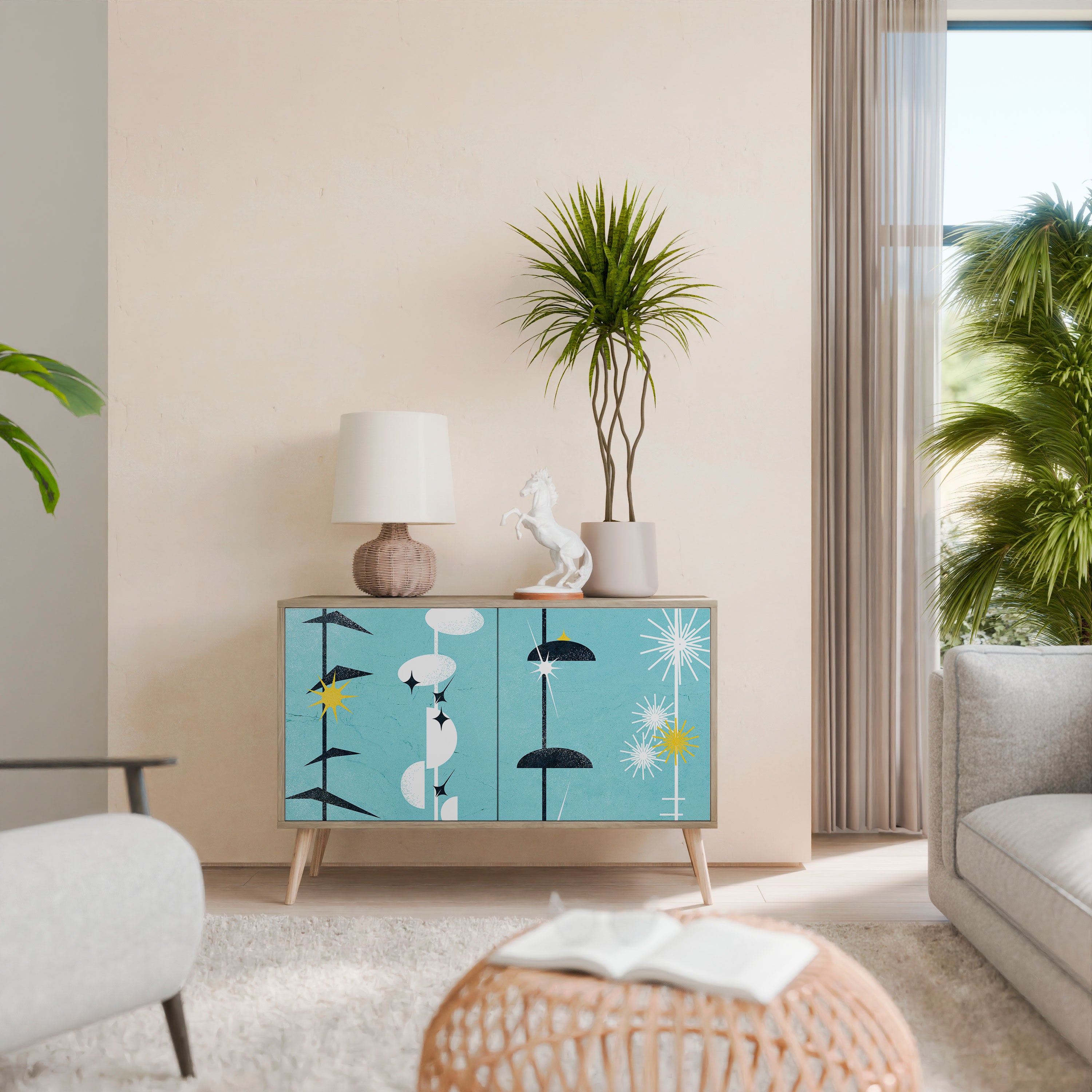 PATHS TO HAPPINESS 2-türiges Sideboard