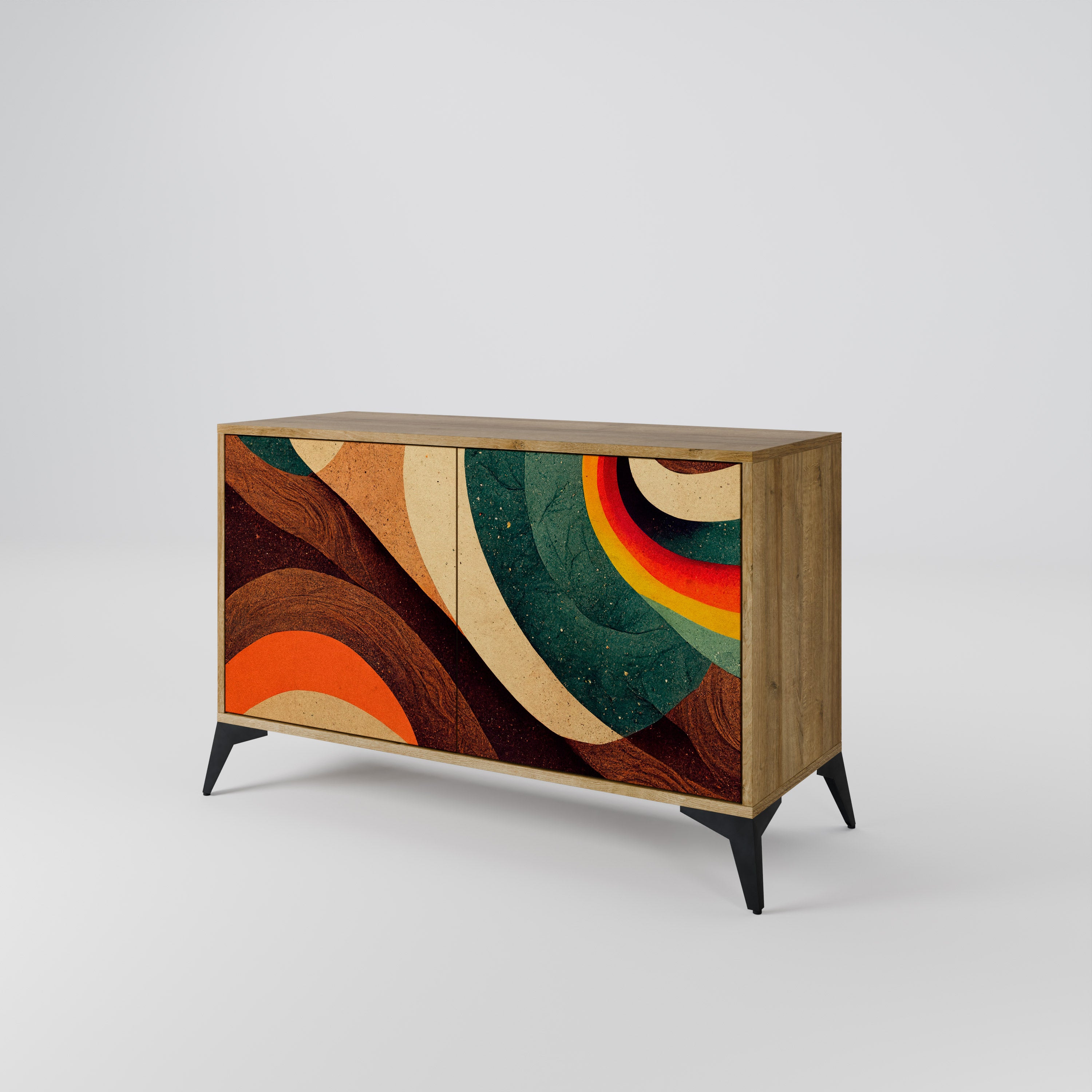 COLORFUL STRANDS 2-Door Sideboard