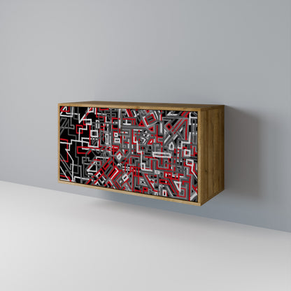 BROKEN LINES 2-Door Sideboard