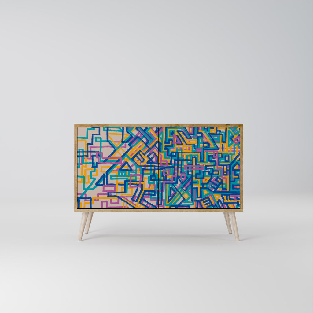 MEMORIES MAP Skänk med två dörrar