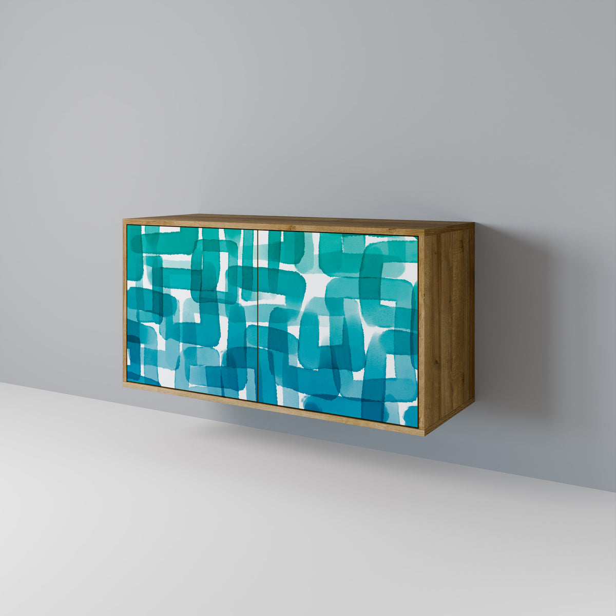 TURQUOISE RECTANGLES Μπουφές 2-θυρών