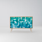 TURQUOISE RECTANGLES 2-türiges Sideboard