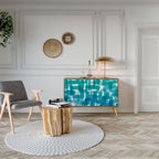 TURQUOISE RECTANGLES 2-türiges Sideboard