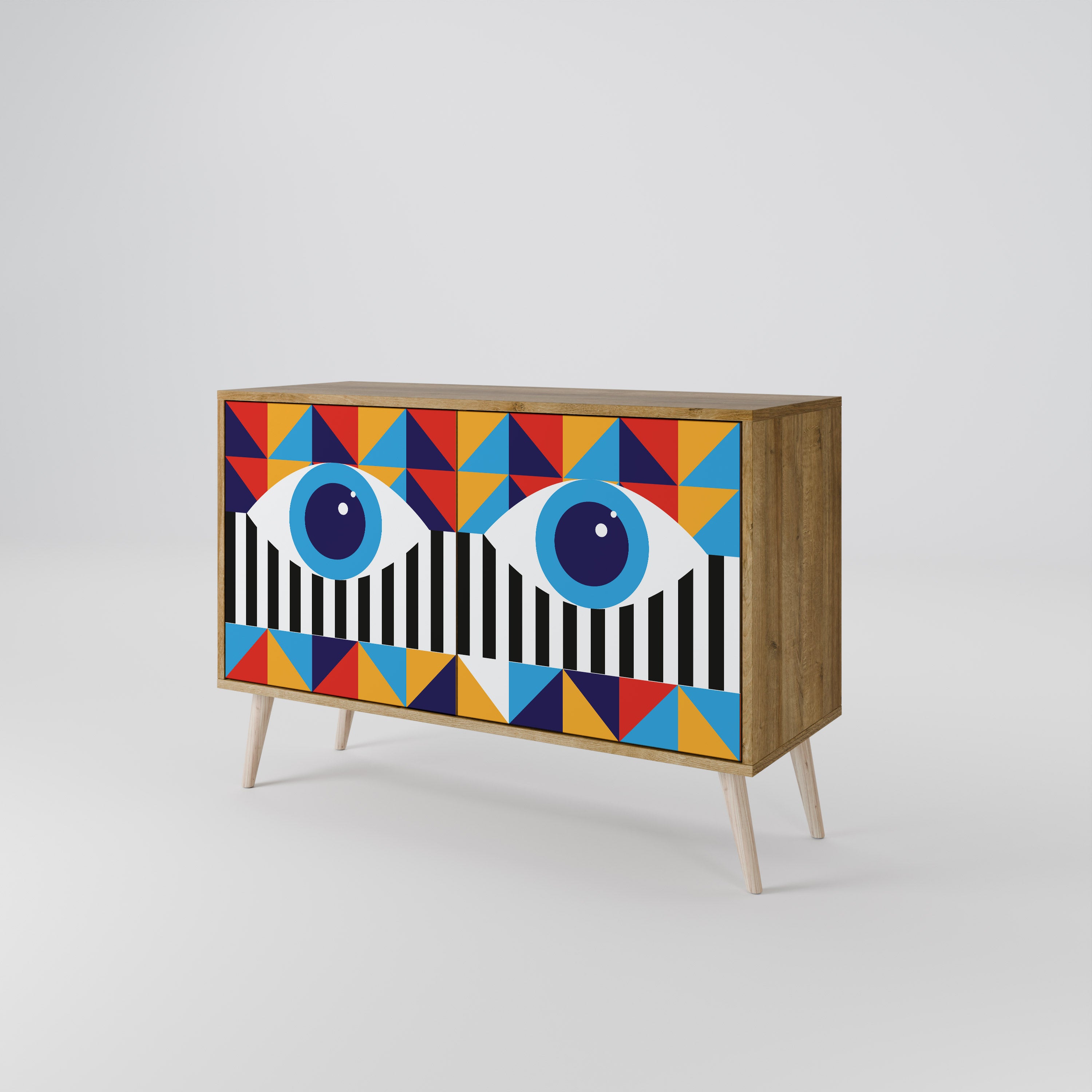 ABSTRACTION AND GEOMETRY 2-türiges Sideboard