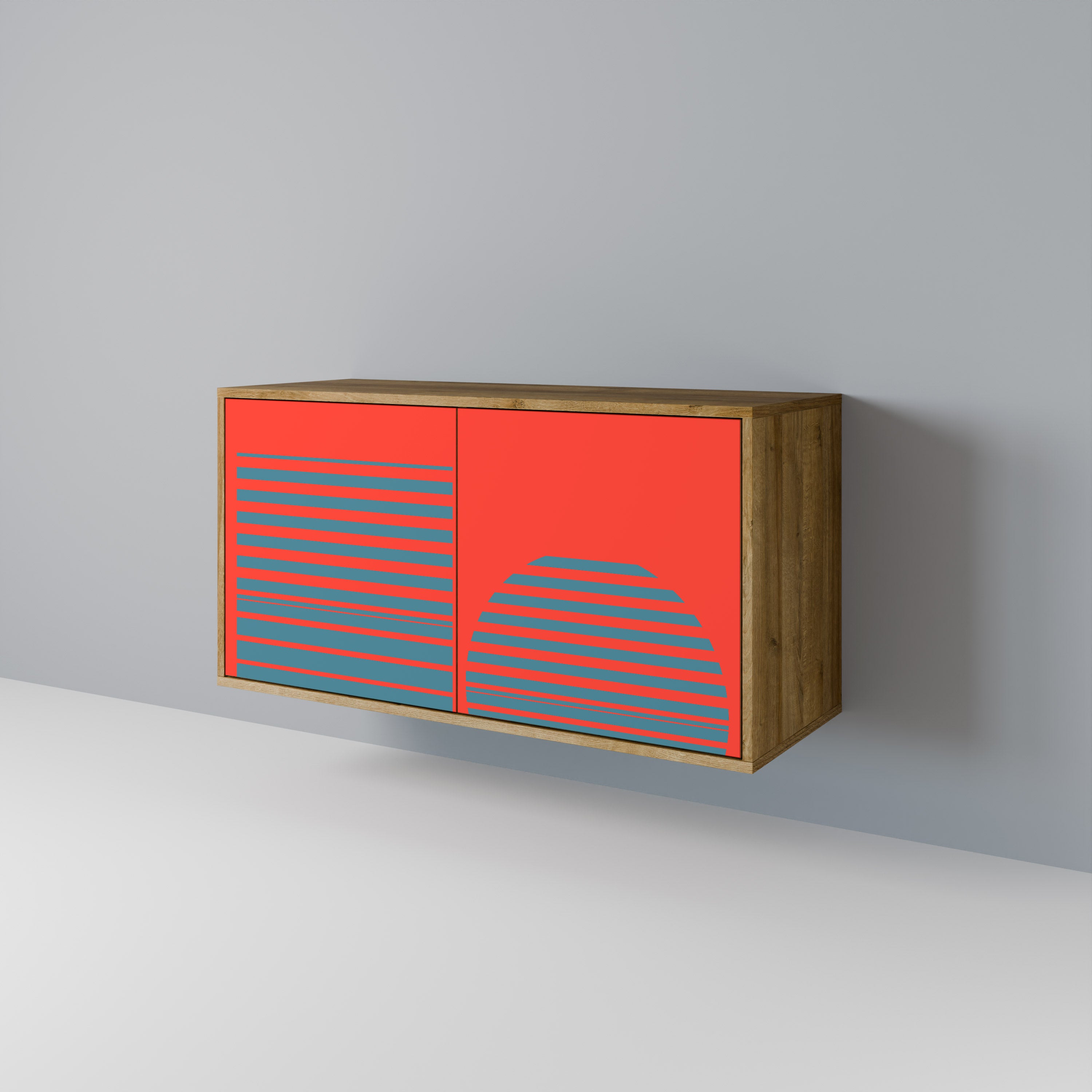 RISING GEOMETRY STARS 2-türiges Sideboard