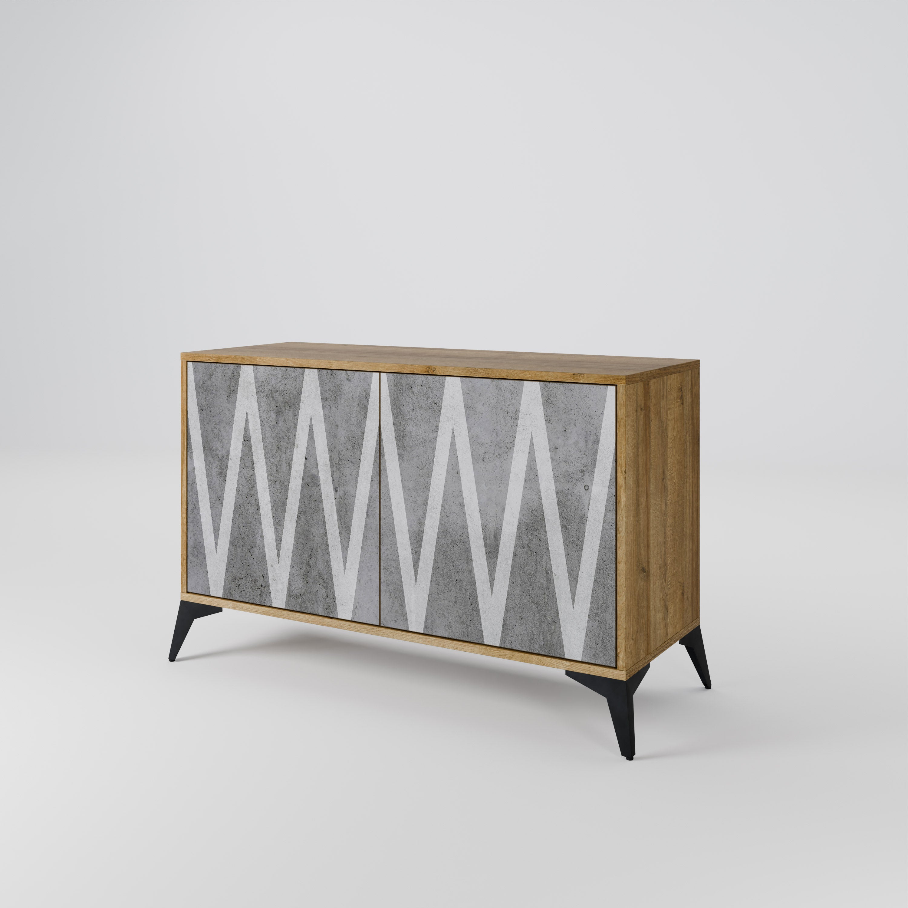 SOLID ZIG ZAG 2-türiges Sideboard