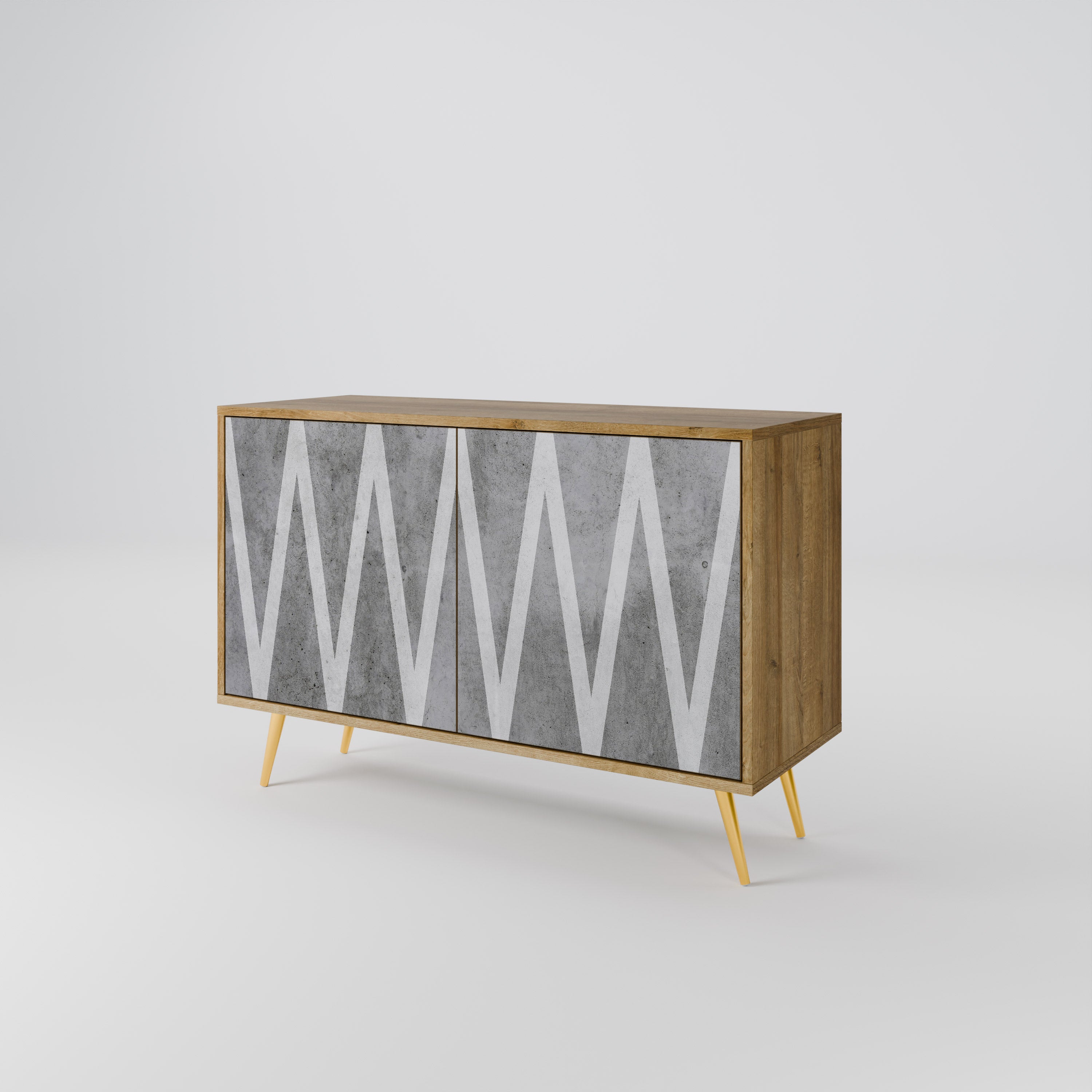 SOLID ZIG ZAG 2-türiges Sideboard