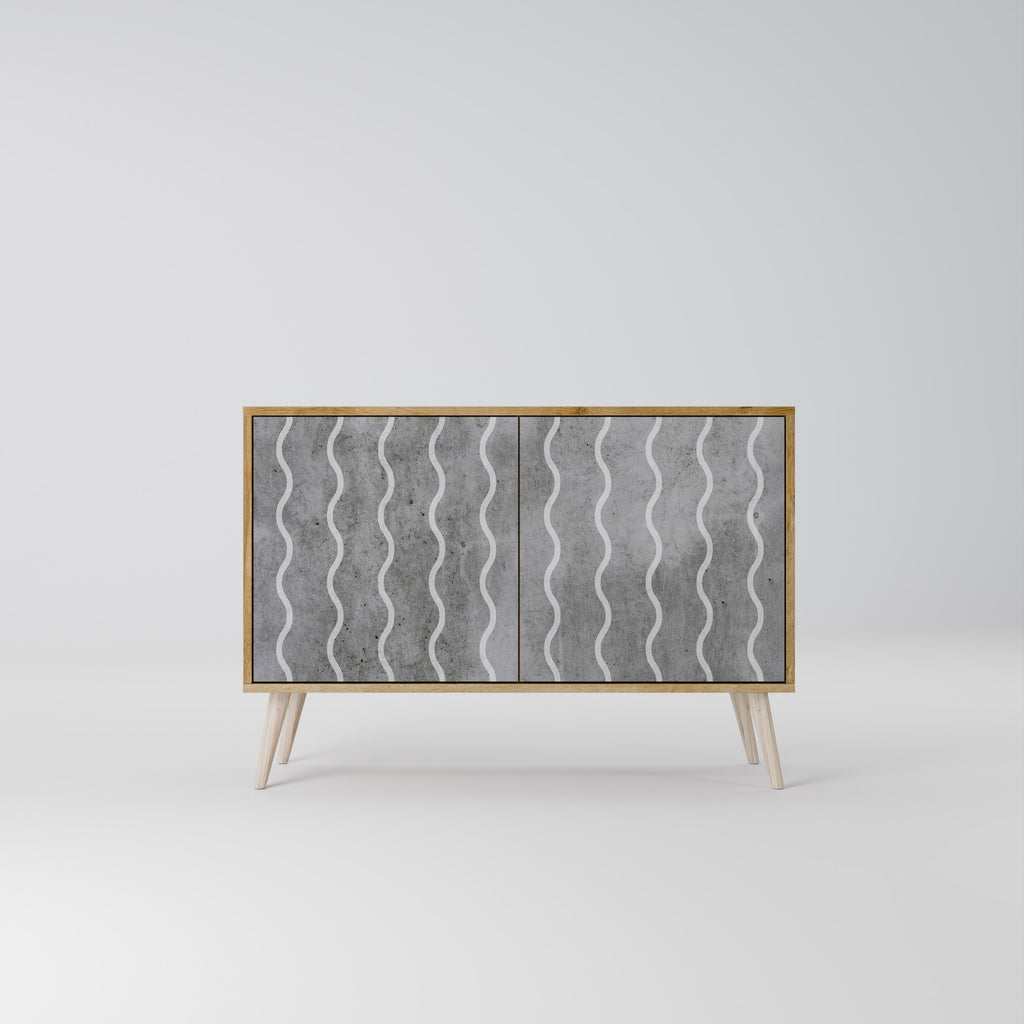 WAVES OF CONCRETE 2-türiges Sideboard