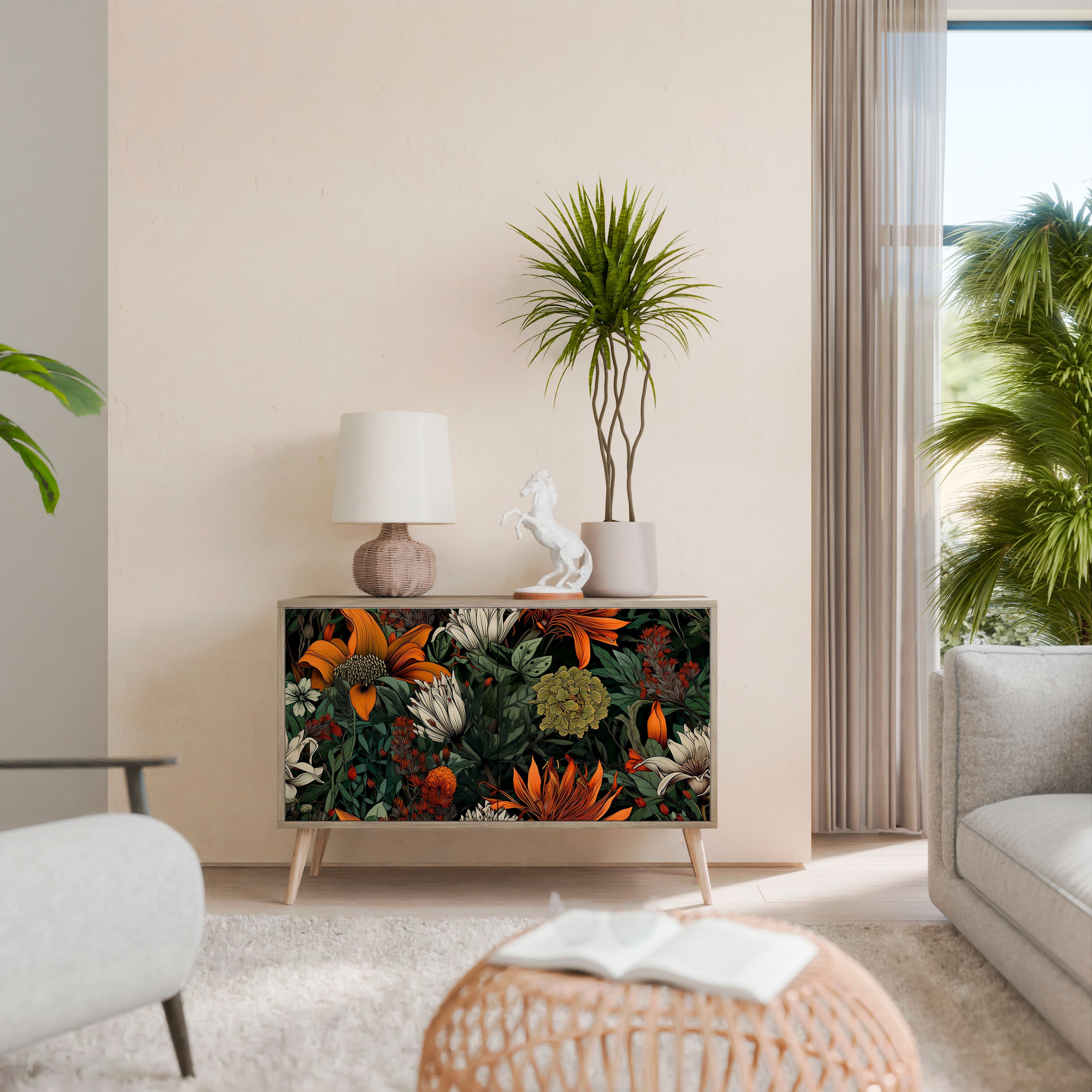 MIDNIGHT SPROUT 2-Door Sideboard