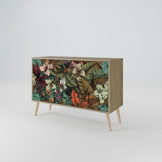 Credenza BOTANICAL EMERGENCE a 2 ante in effetto rovere