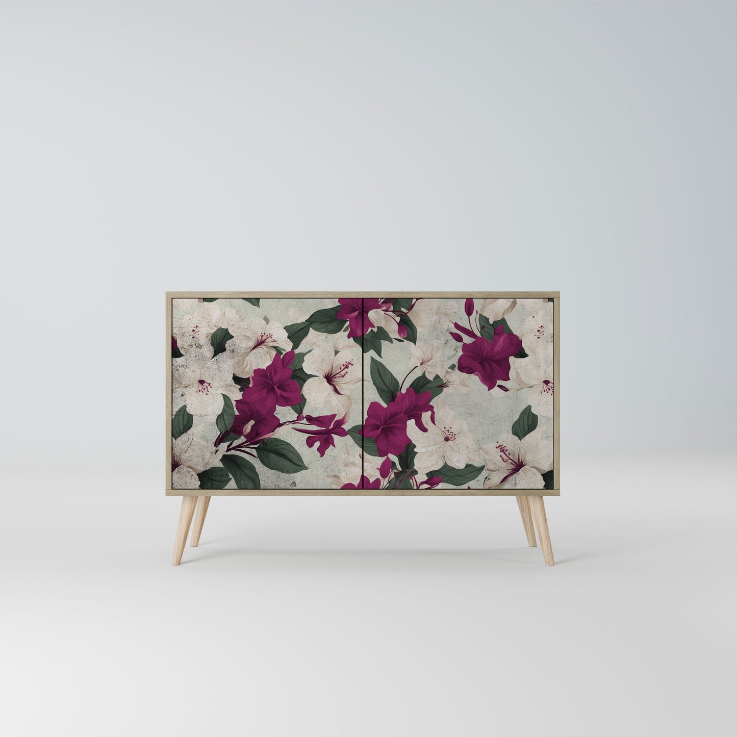 Credenza FLOWERET DREAM a 2 ante in effetto rovere