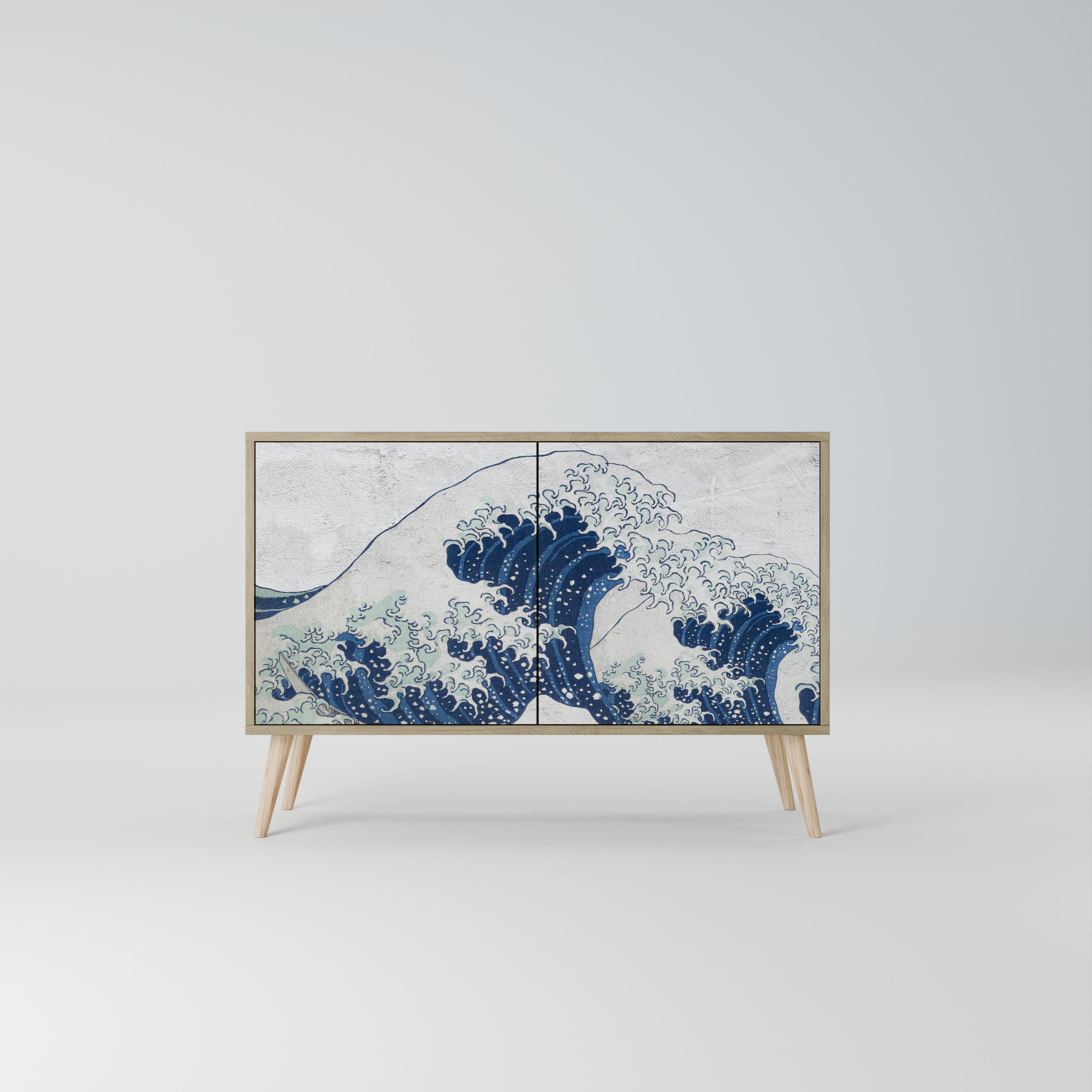 THE GREAT WAVE AT KANAGAWA Komoda 2-drzwiowa