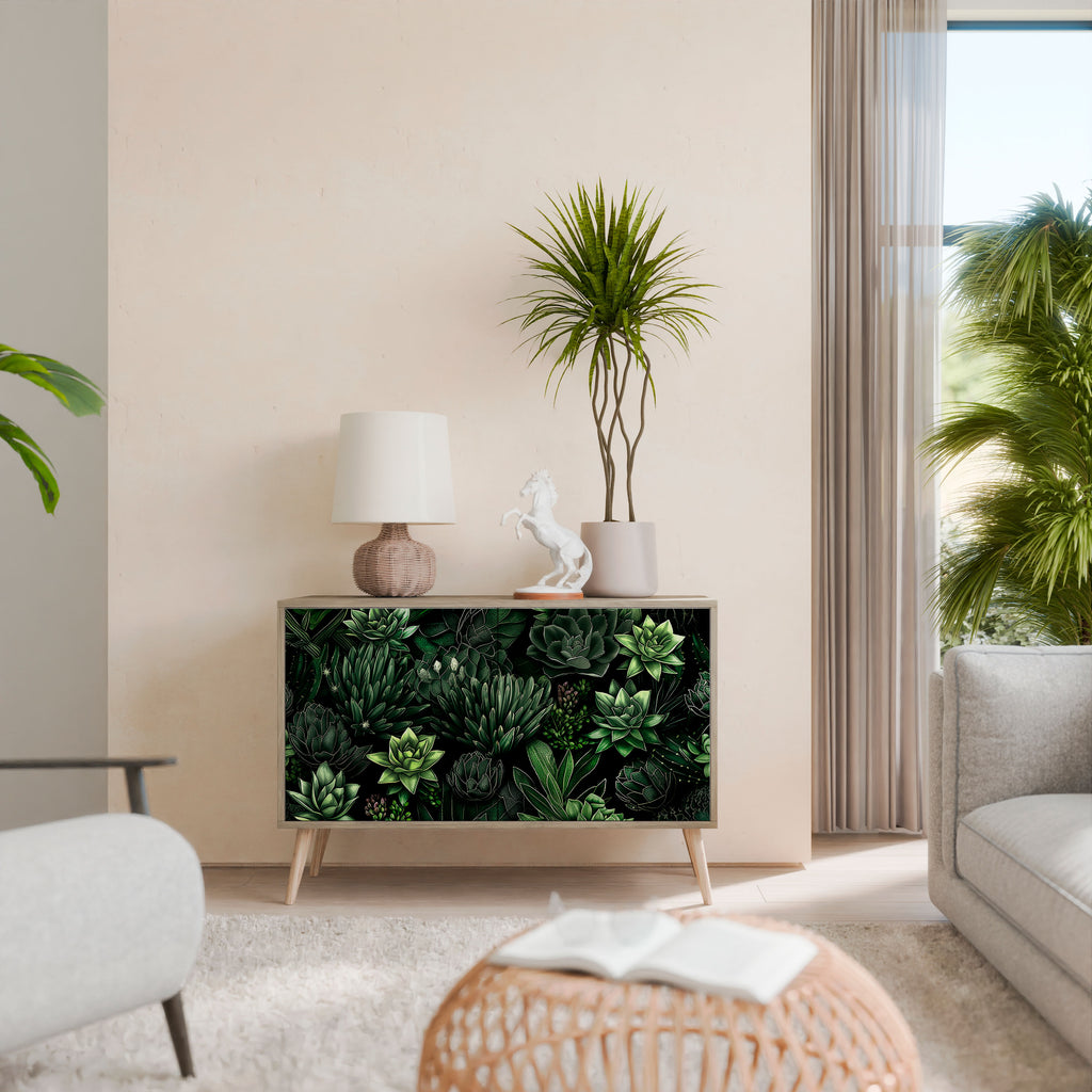 SUCCULENT JUNGLE 2-Door Sideboard
