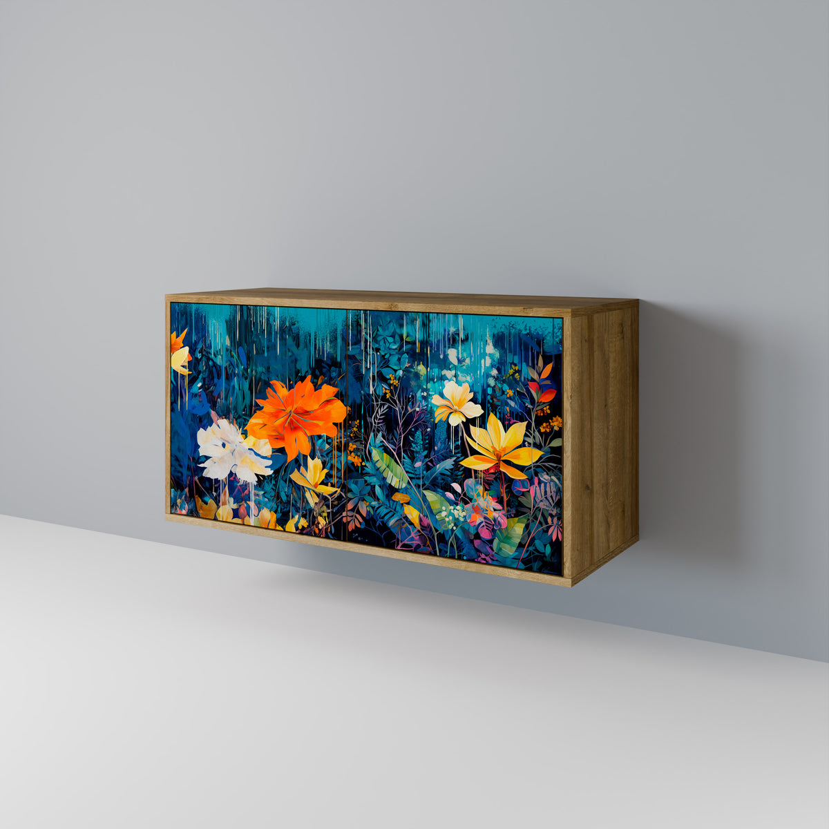 MIDNIGHT BLOSSOM 2-türiges Sideboard