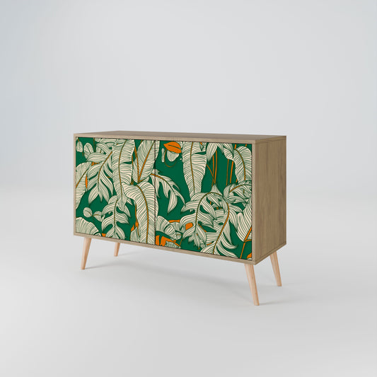 Credenza a 2 ante VERDANT PLEASURES in effetto rovere