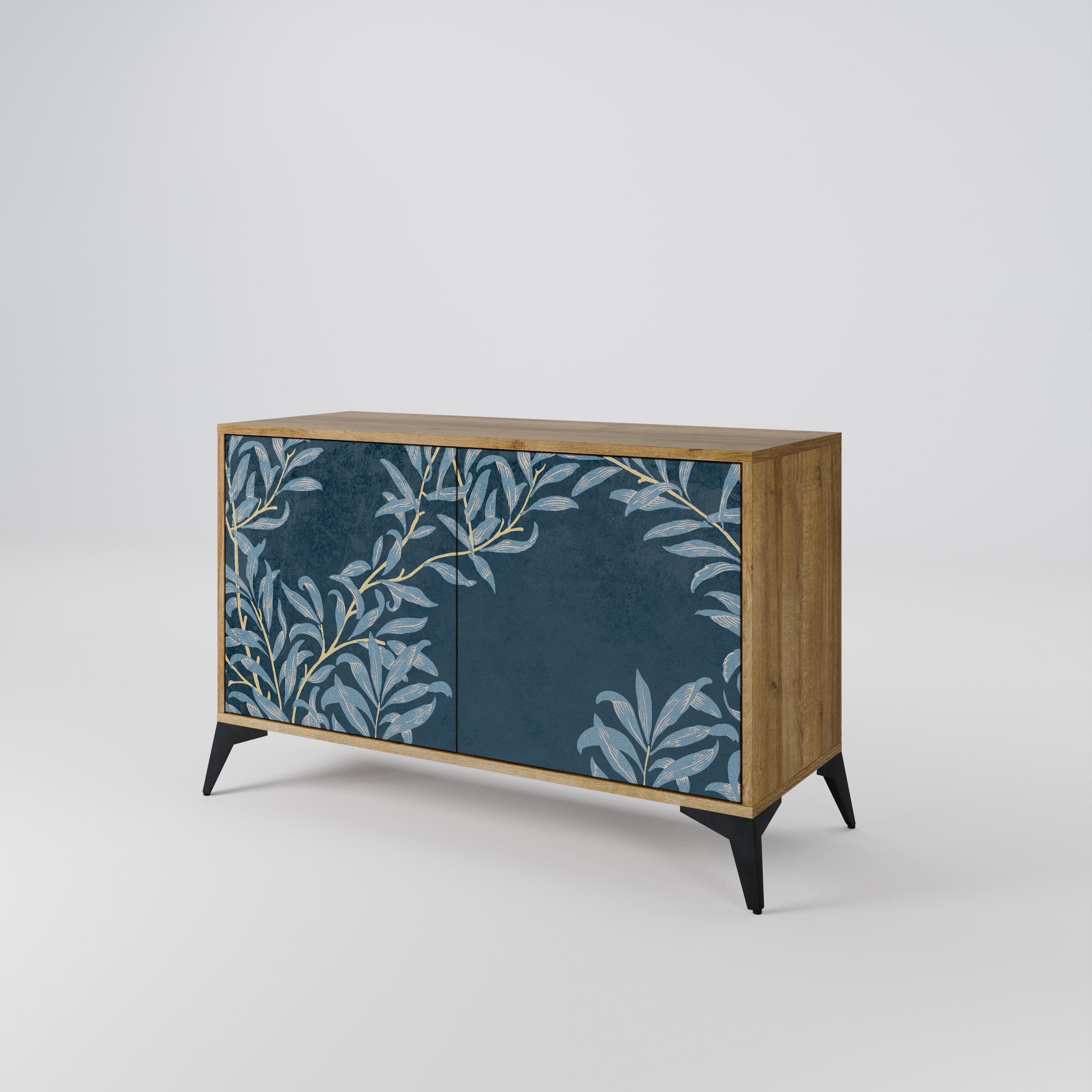 BLUE LEAVES 2-Door Sideboard