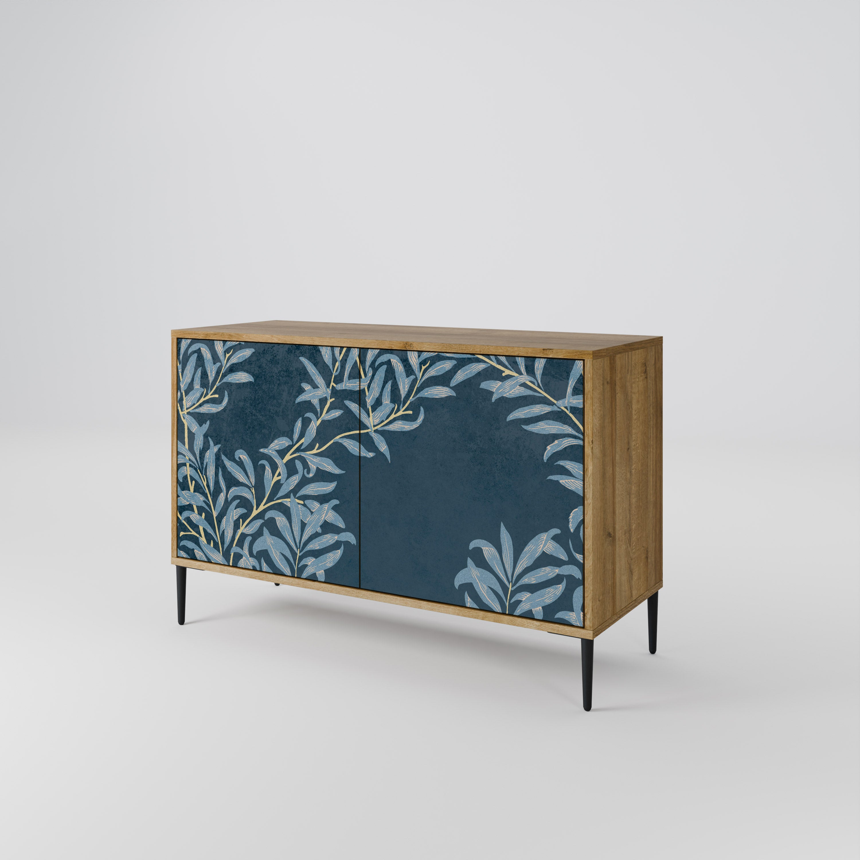 BLUE LEAVES 2-Door Sideboard