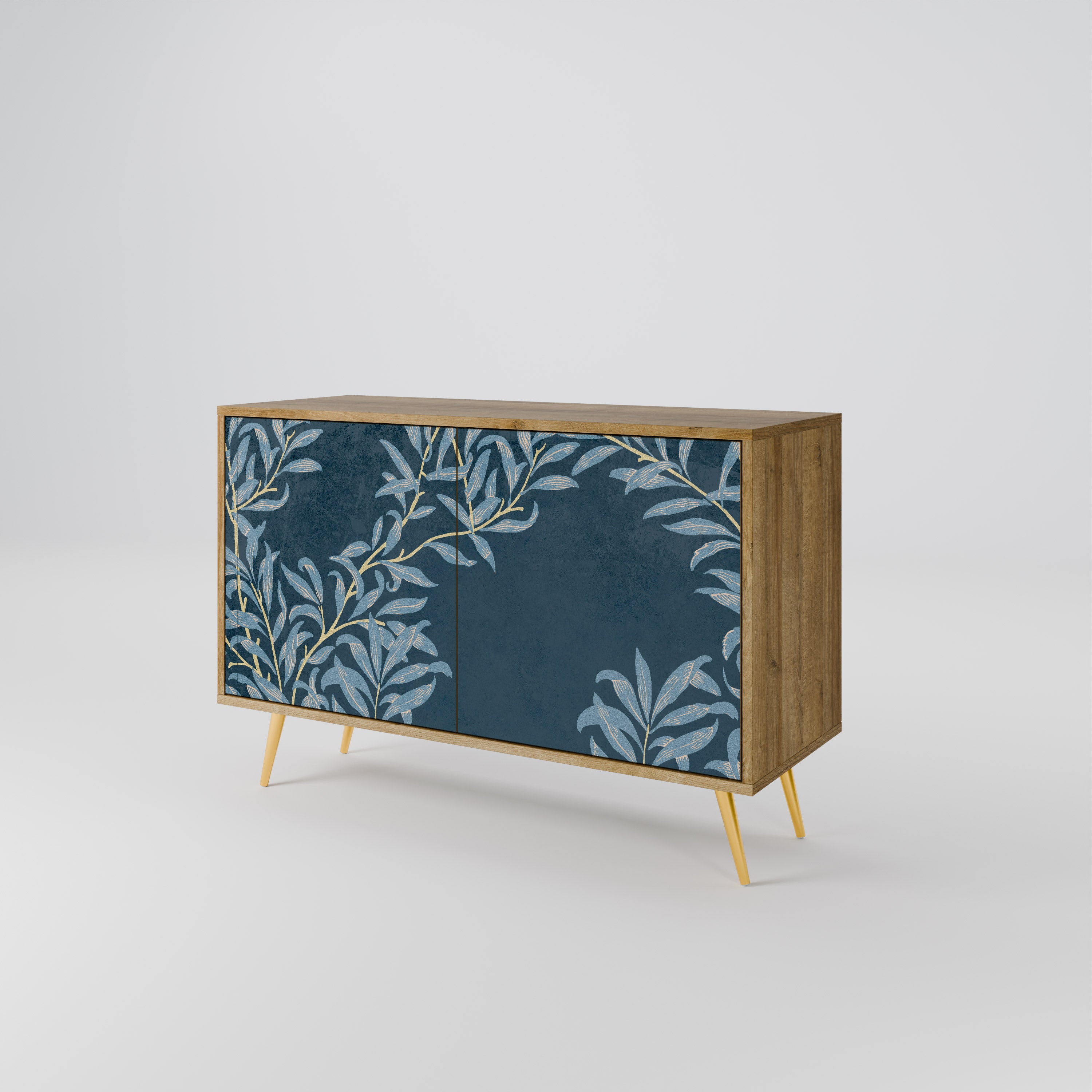 BLUE LEAVES 2-Door Sideboard