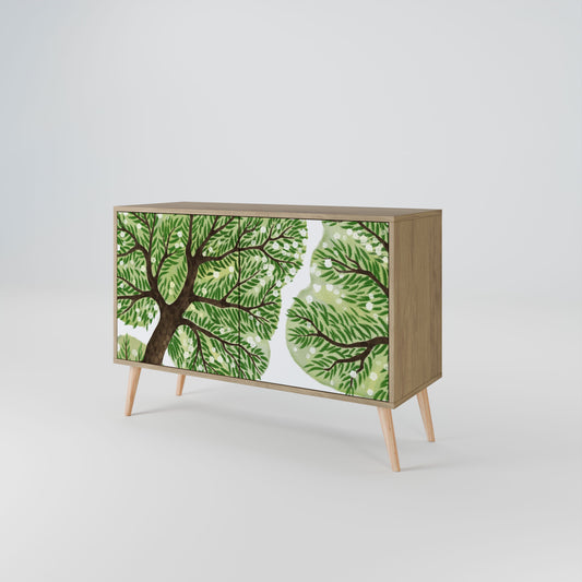 Credenza WILDERNESS DASH a 2 ante in effetto rovere