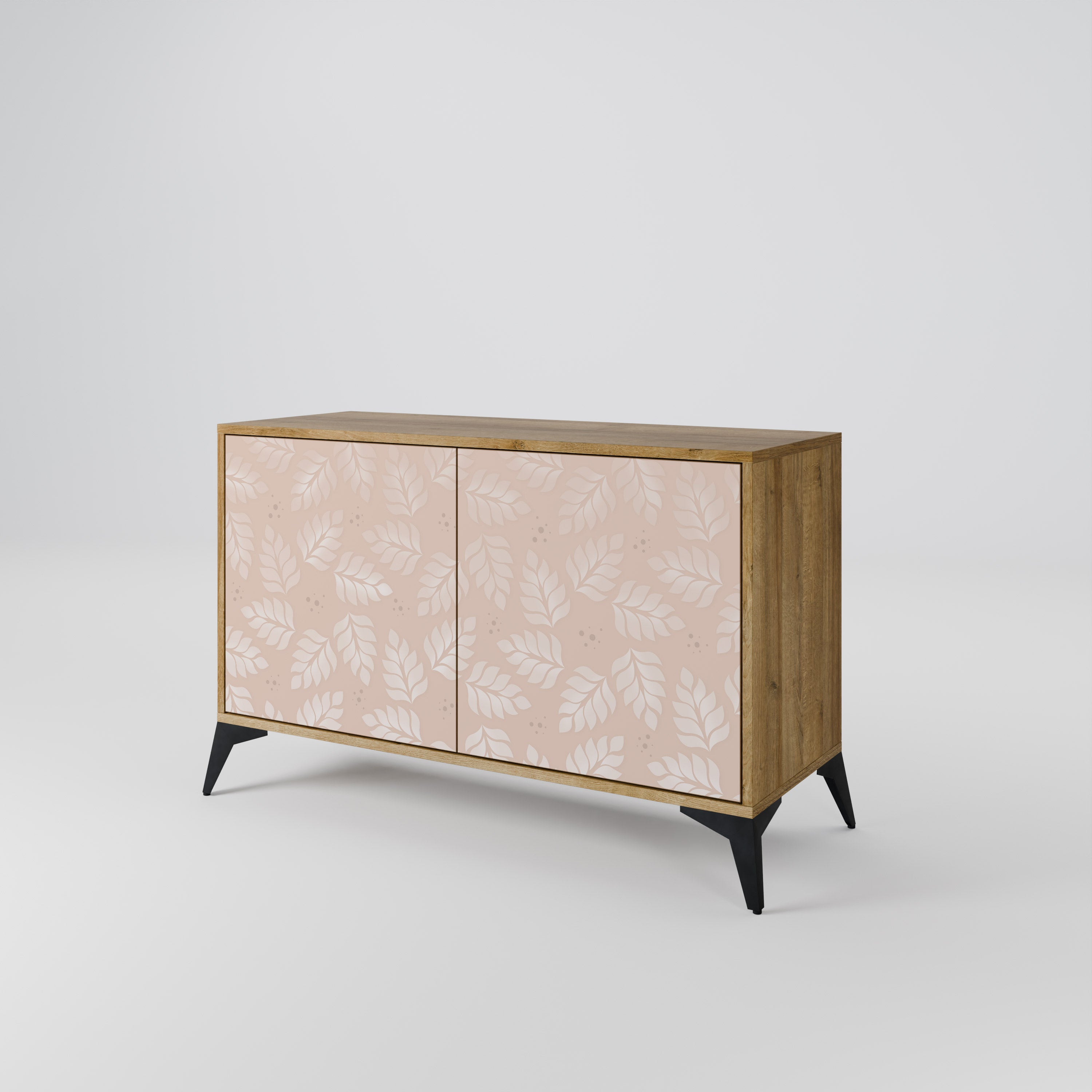 LEAVES ON BEIGE 2-Door Sideboard