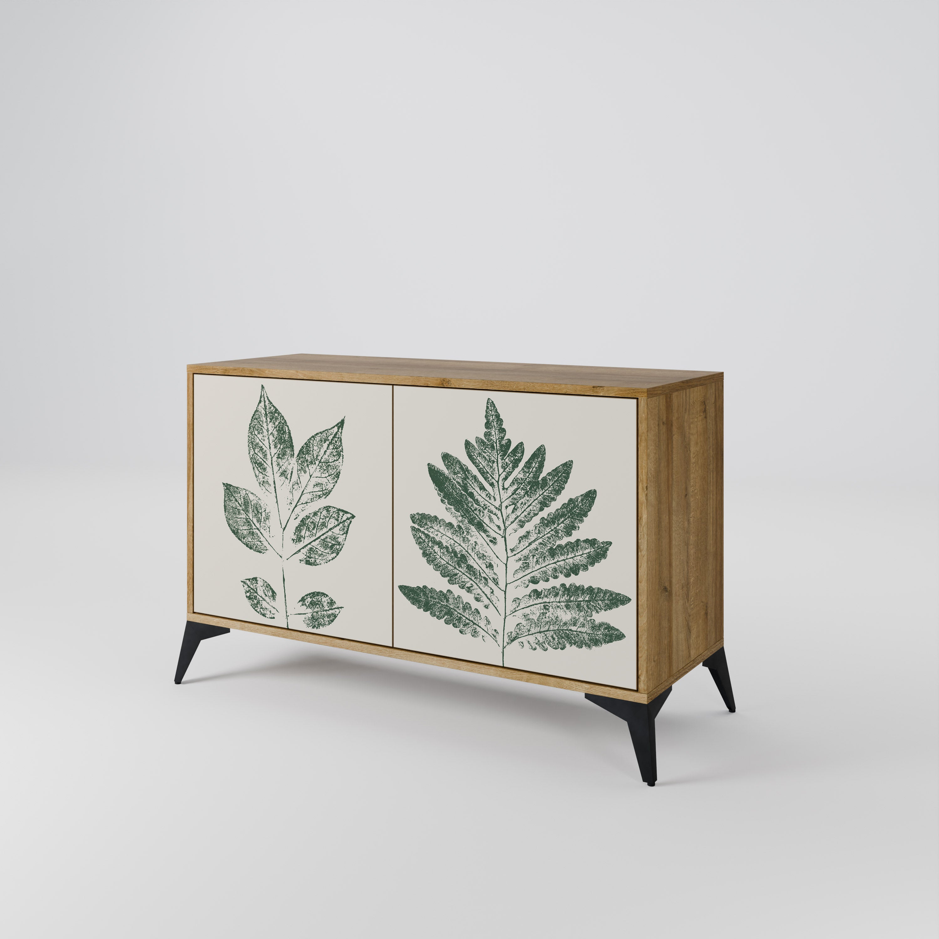 GREEN LEAFY STAMPS 2-Door Sideboard