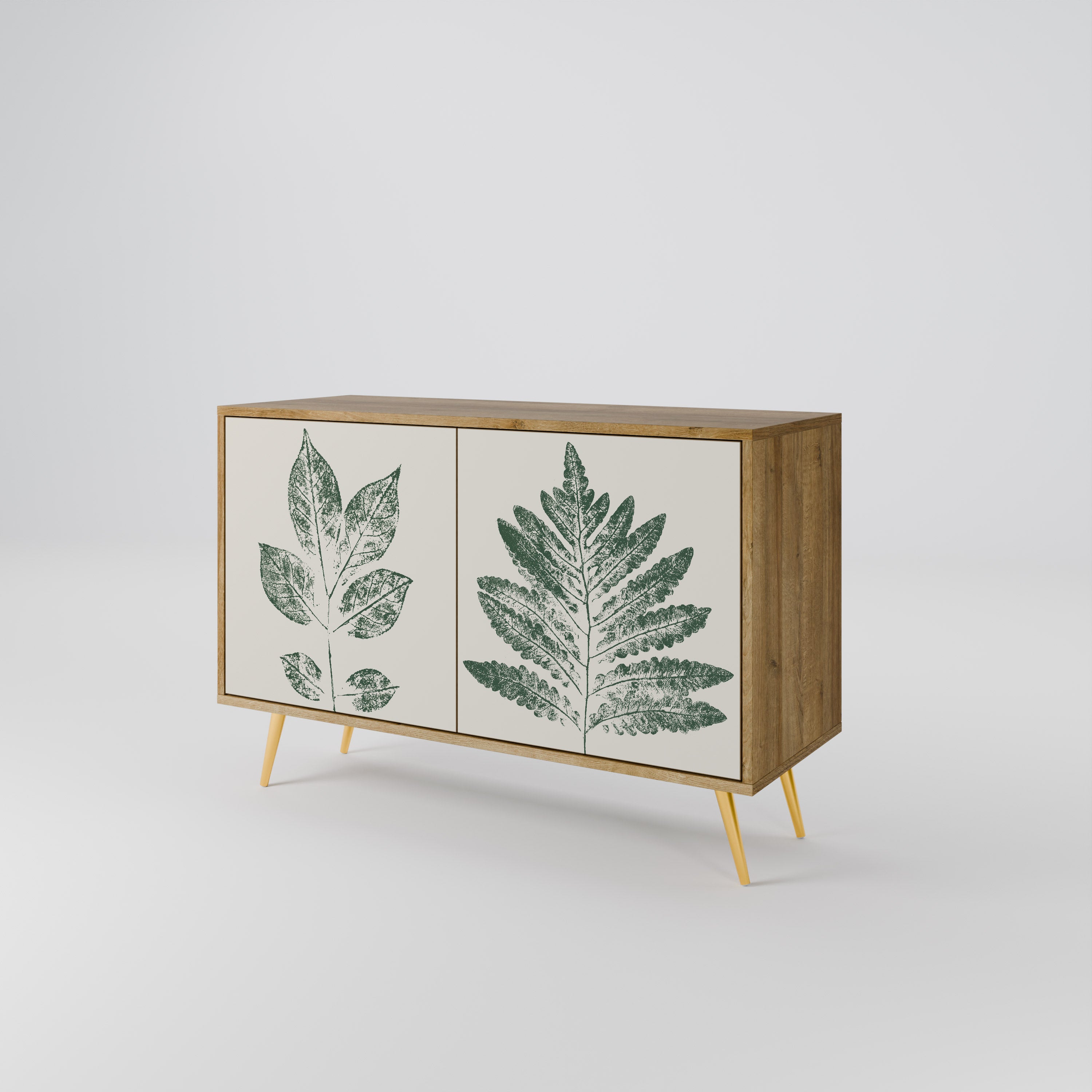 GREEN LEAFY STAMPS 2-Door Sideboard
