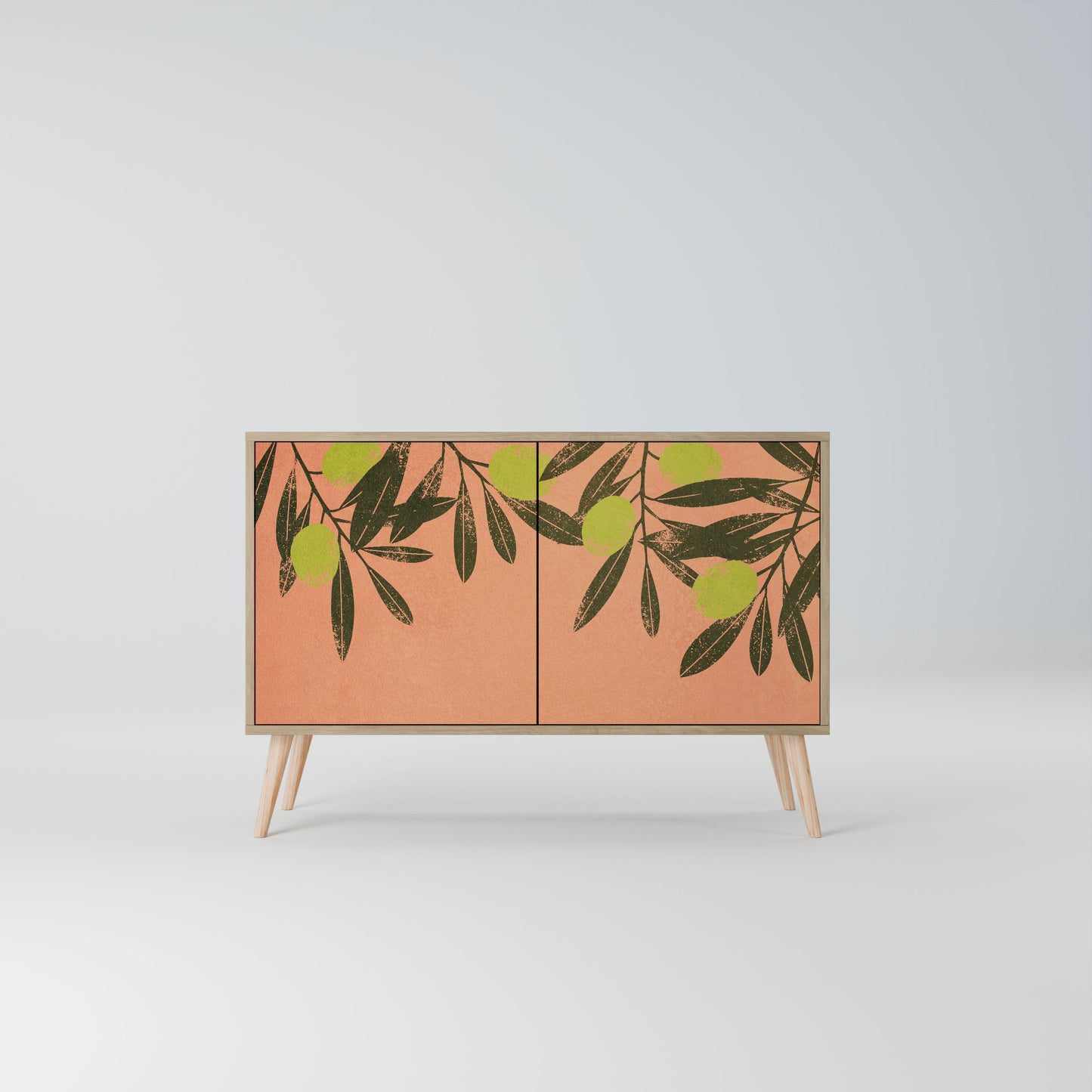 JUICY OLIVES 2-Door Sideboard in Oak Effect