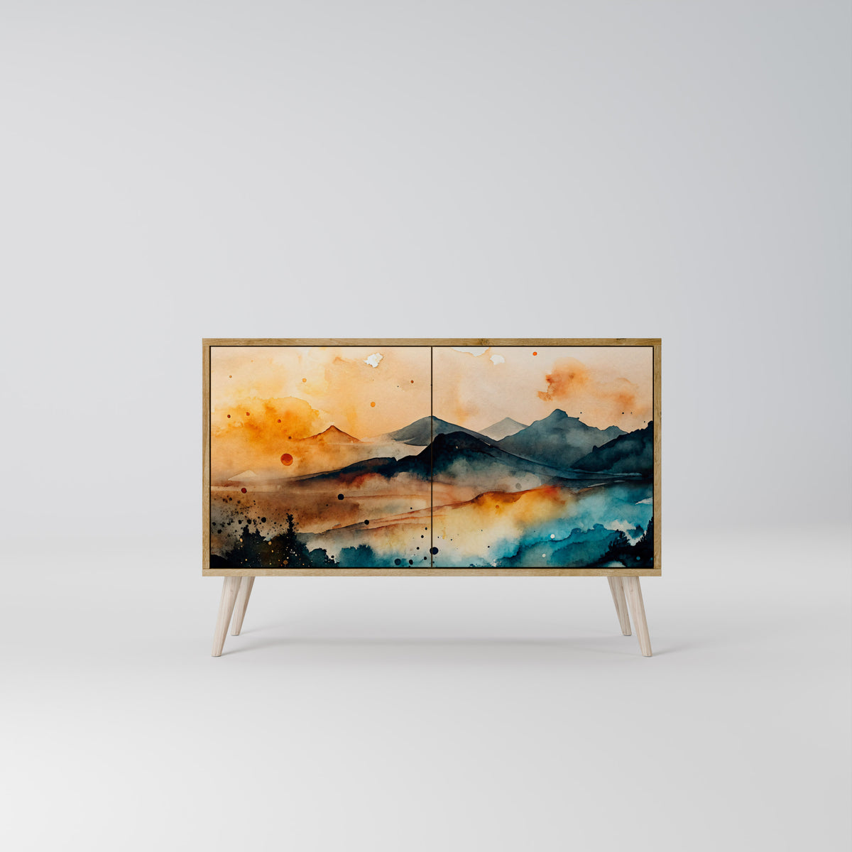 OMINOUS MOUNTAINS 2-türiges Sideboard