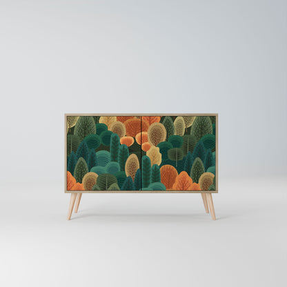 AUTUMN KALEIDOSCOPE 2-Door Sideboard in Oak Effect