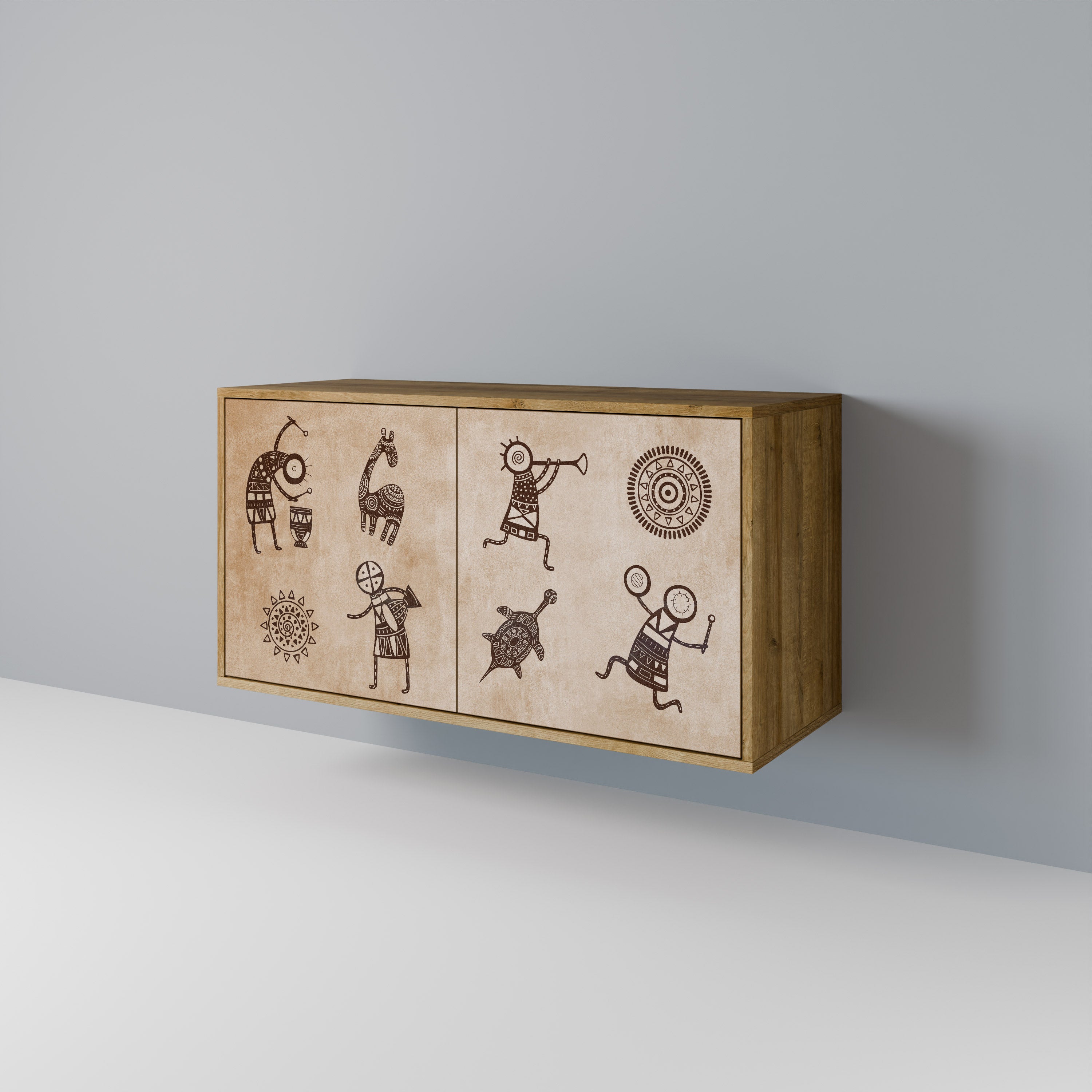 AFRICAN STYLE 2-Door Sideboard