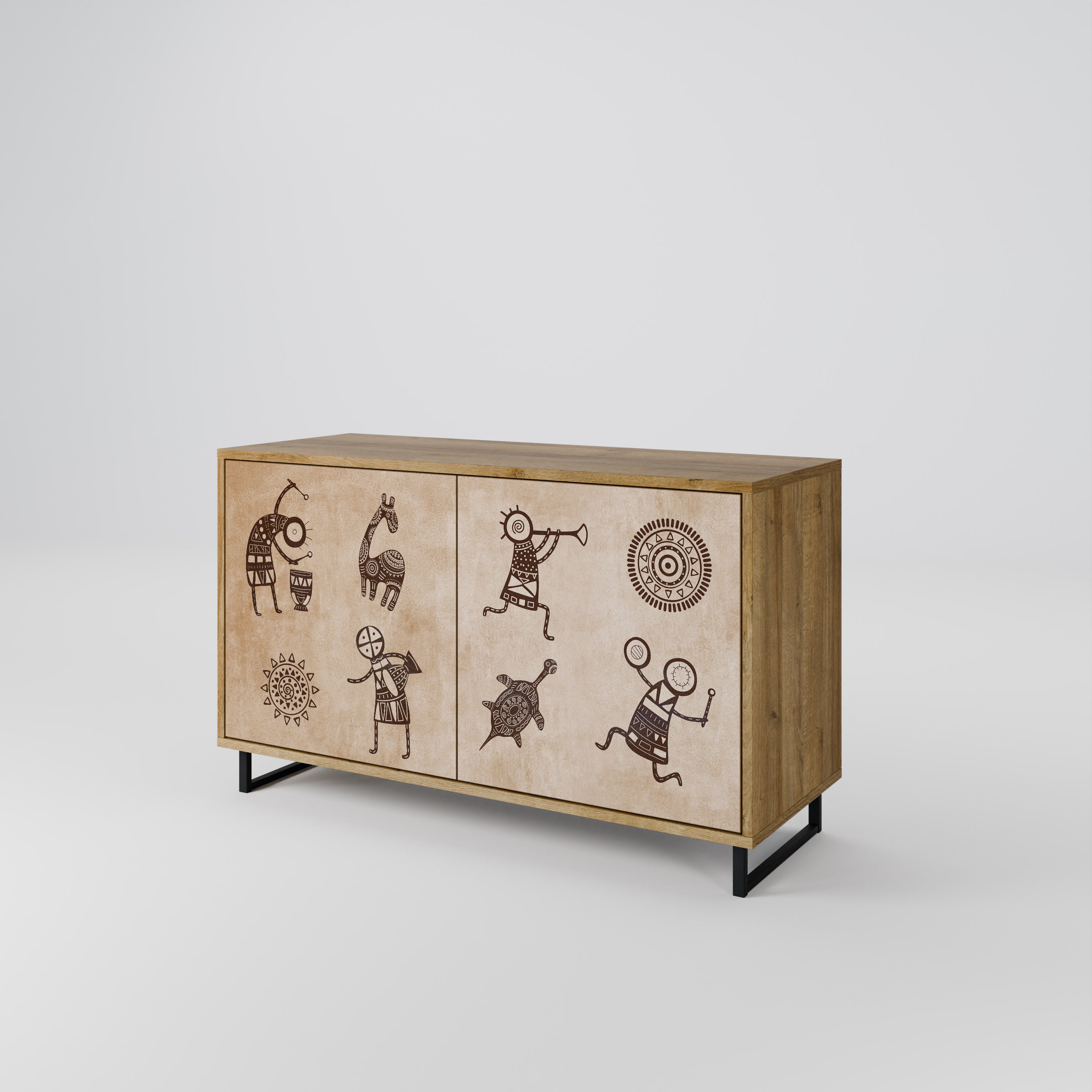 AFRICAN STYLE 2-Door Sideboard