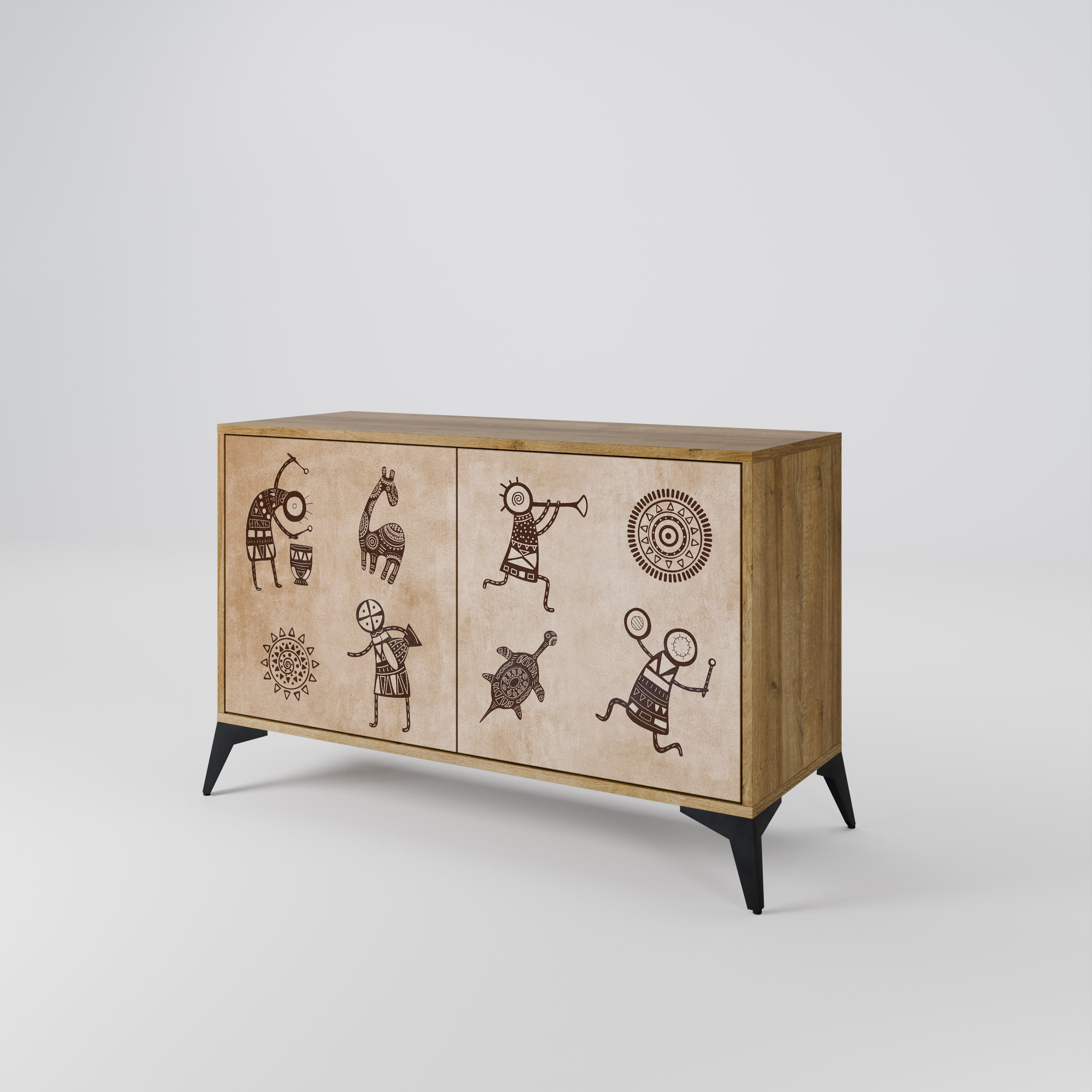 AFRICAN STYLE 2-Door Sideboard