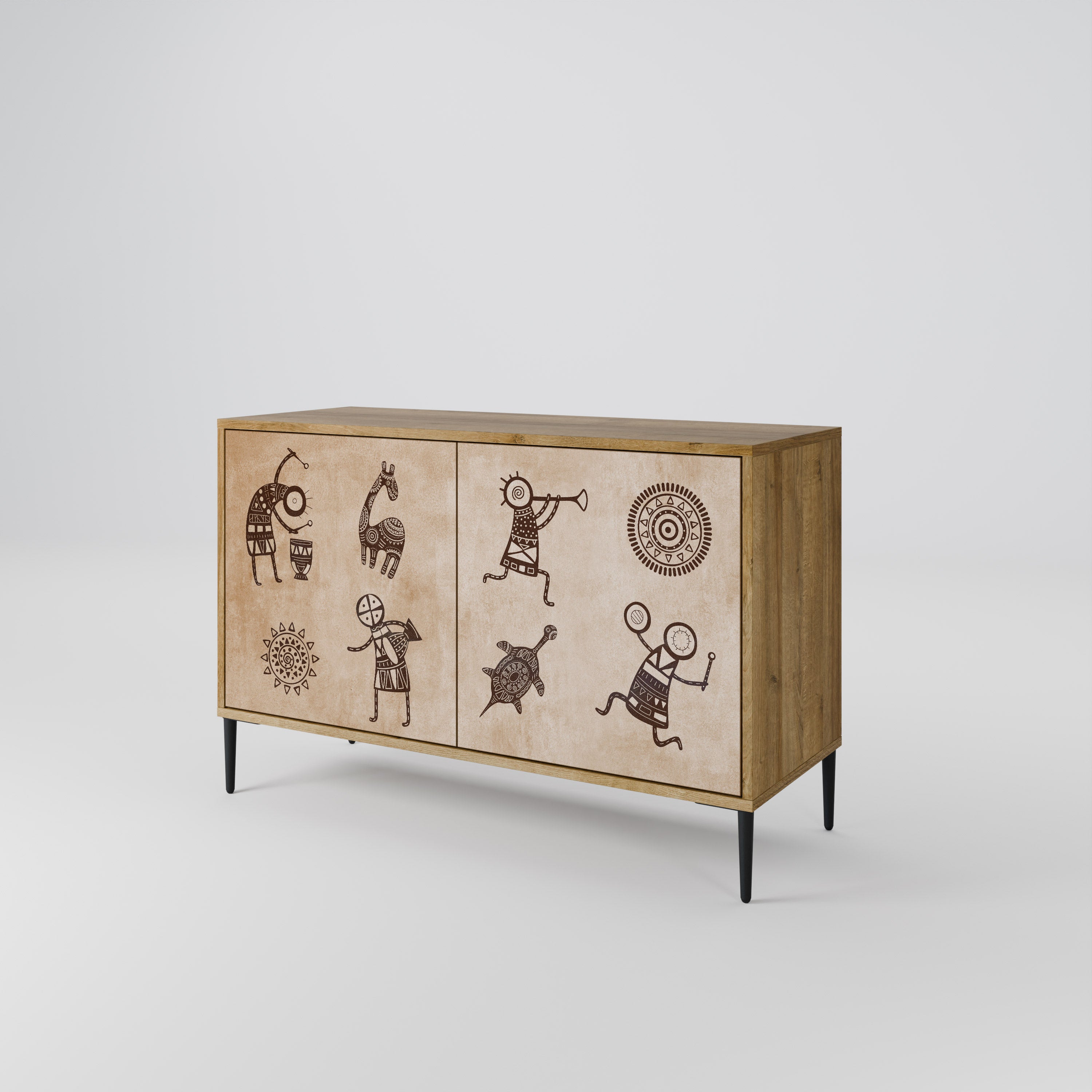 AFRICAN STYLE 2-Door Sideboard