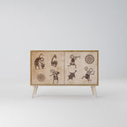 AFRICAN STYLE 2-Door Sideboard