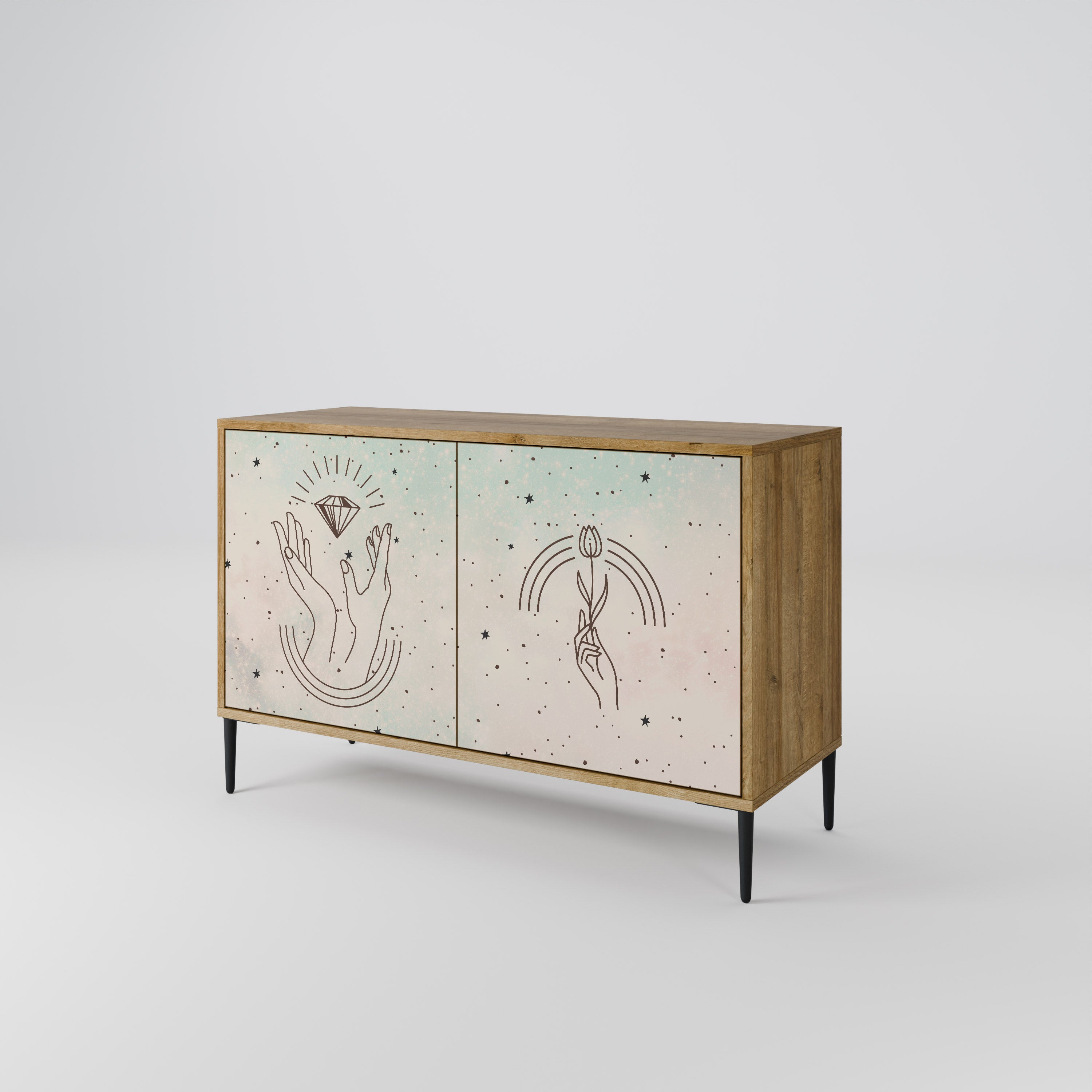 DELICATE BEAUTY 2-Door Sideboard