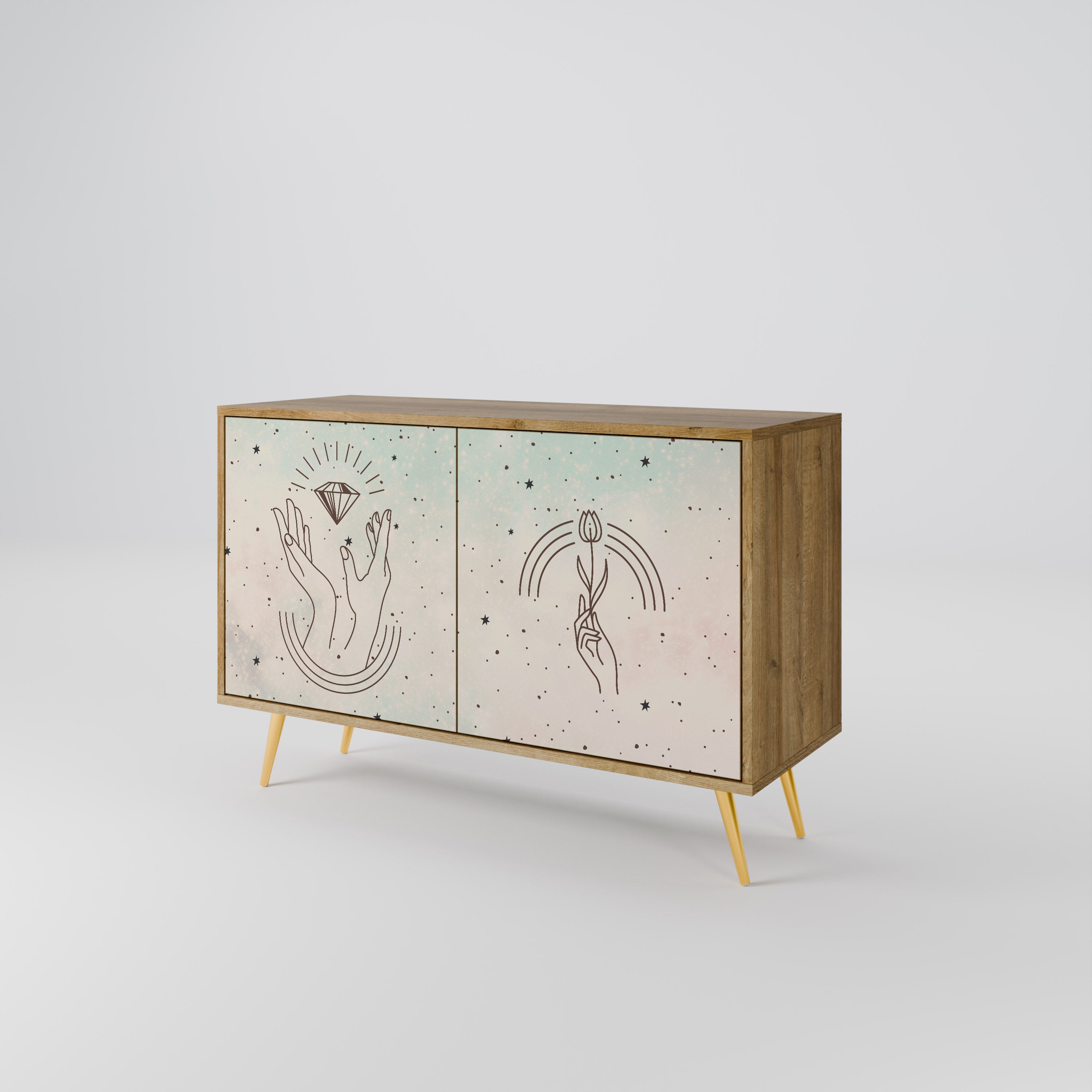 DELICATE BEAUTY 2-Door Sideboard