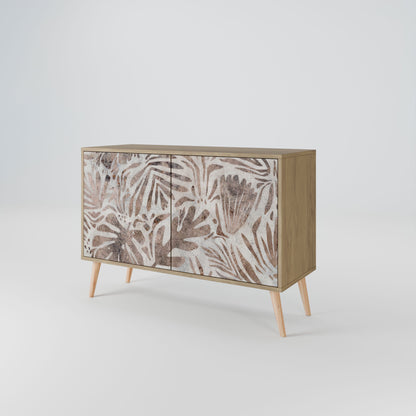 Credenza PASSING TIME a 2 ante effetto rovere