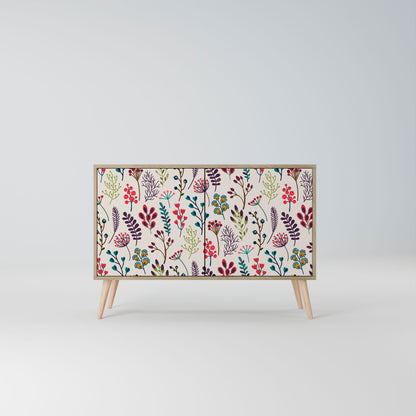 Credenza a 2 ante AUTUMN SUNDRIES in effetto rovere