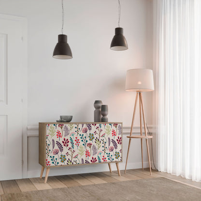 Credenza a 2 ante AUTUMN SUNDRIES in effetto rovere