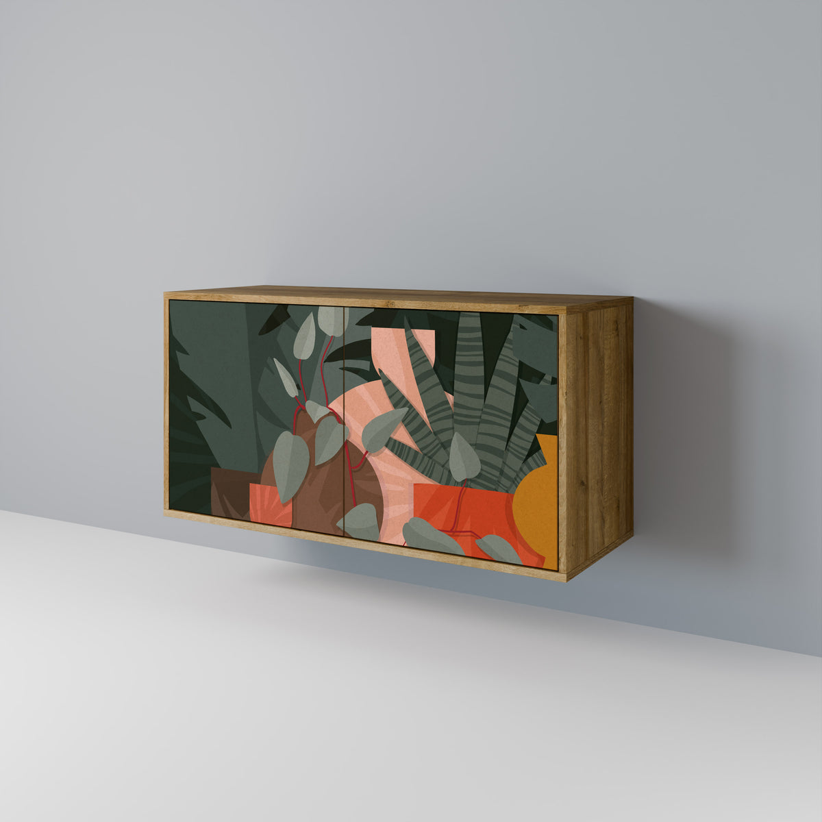 TROPICAL COMPOSITION Μπουφές 2-θυρών