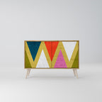COLORFUL TRIANGLES 2-Door Sideboard