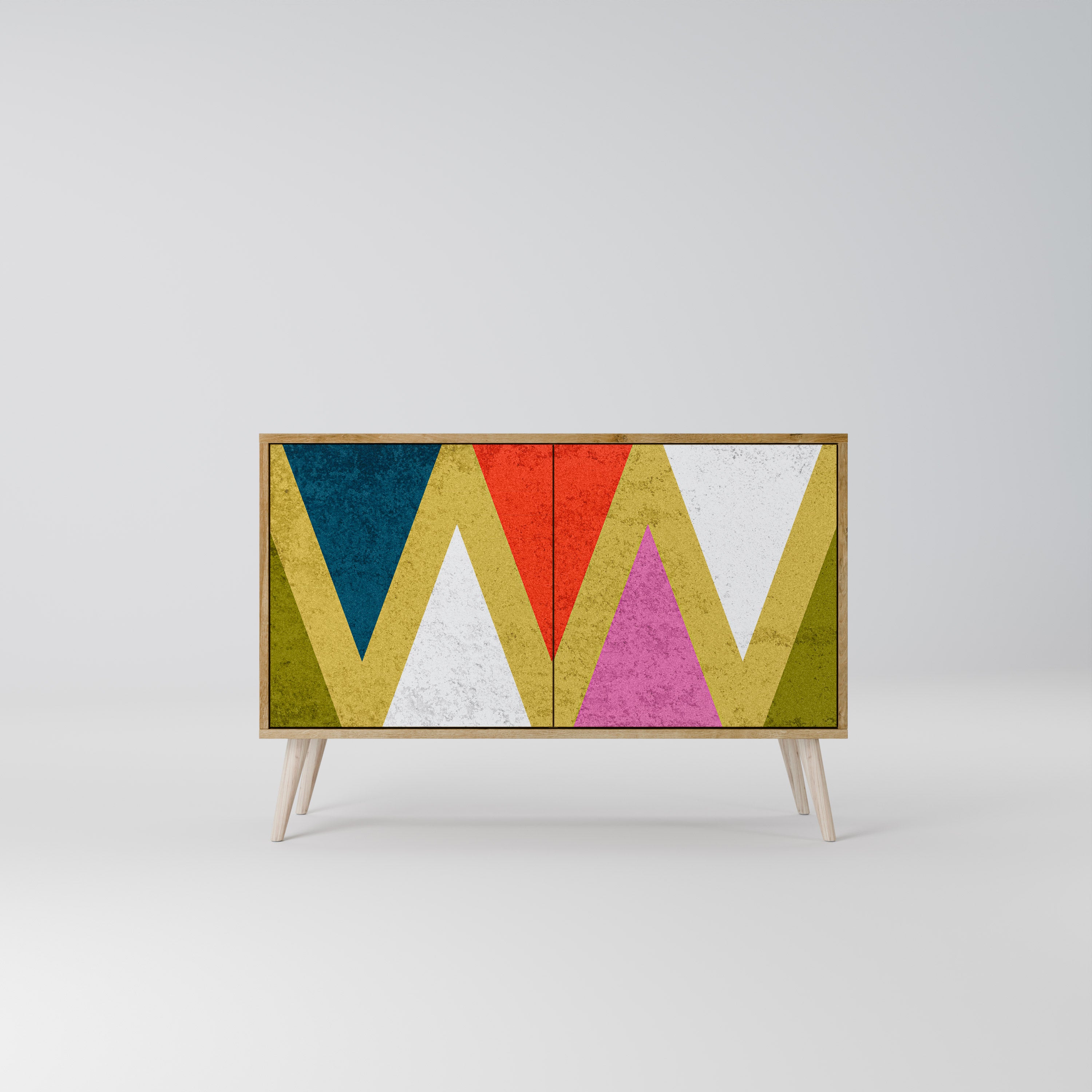 COLORFUL TRIANGLES 2-Door Sideboard