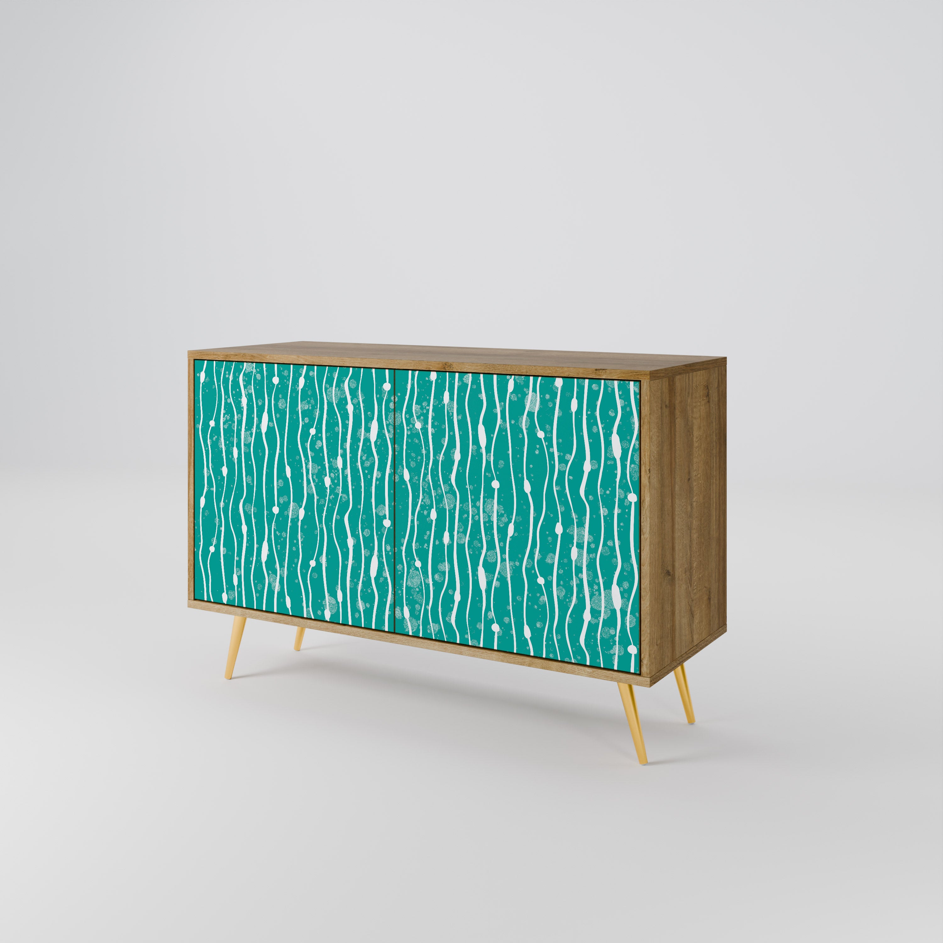 TURQUOISE RAIN 2-Door Sideboard
