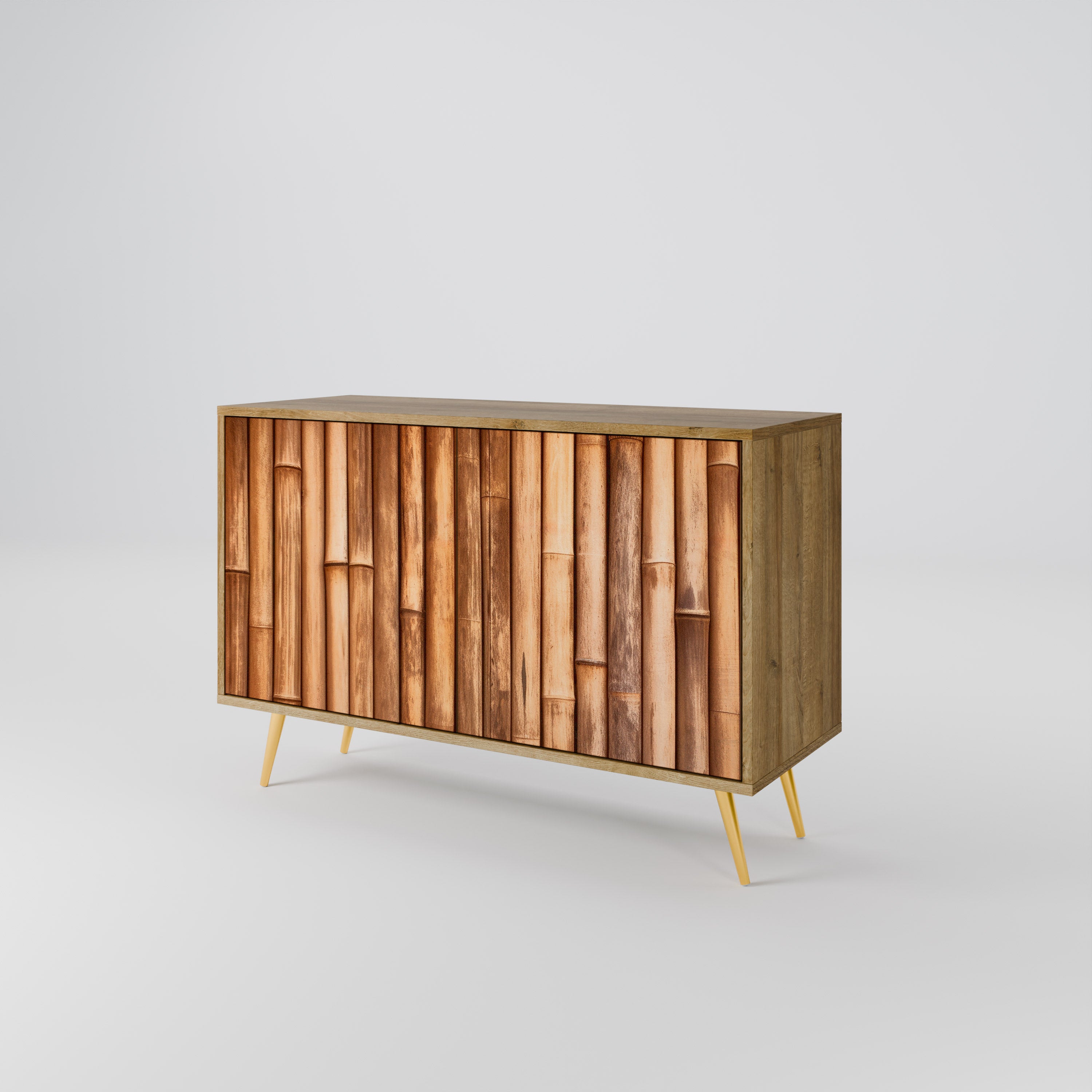 NATURAL WOOD 2-Door Sideboard