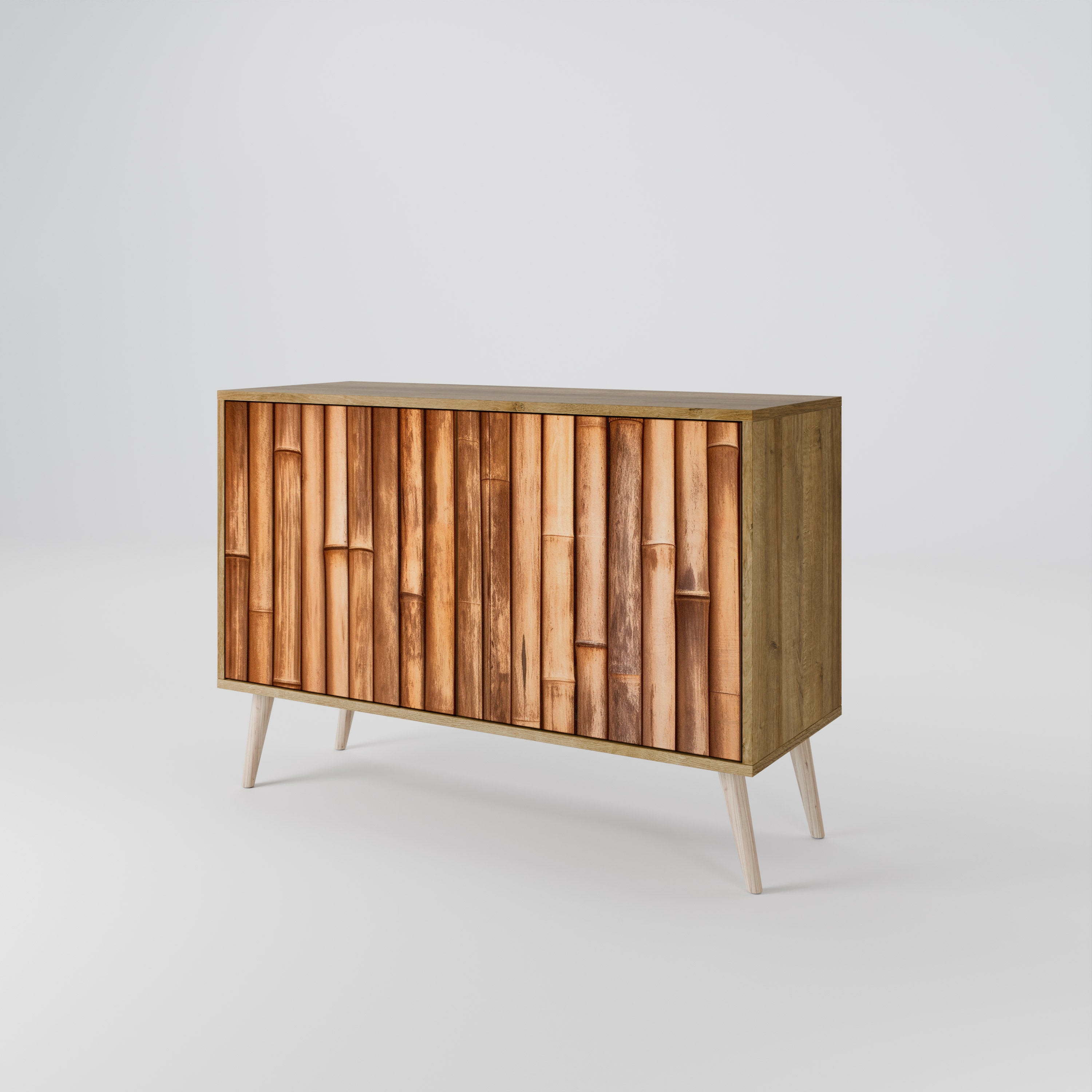 NATURAL WOOD 2-Door Sideboard