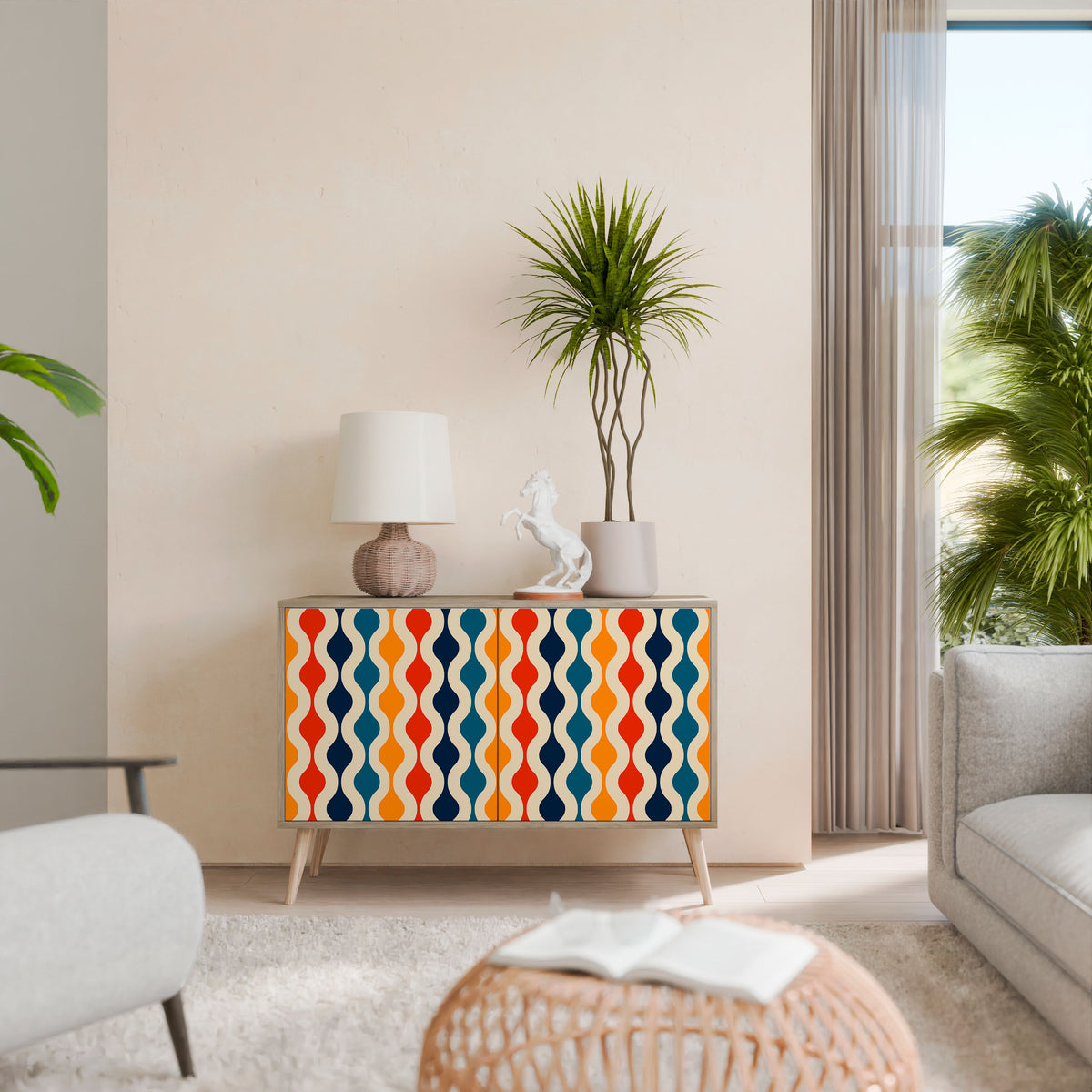COLORFUL NOSTALGIA 2-Door Sideboard