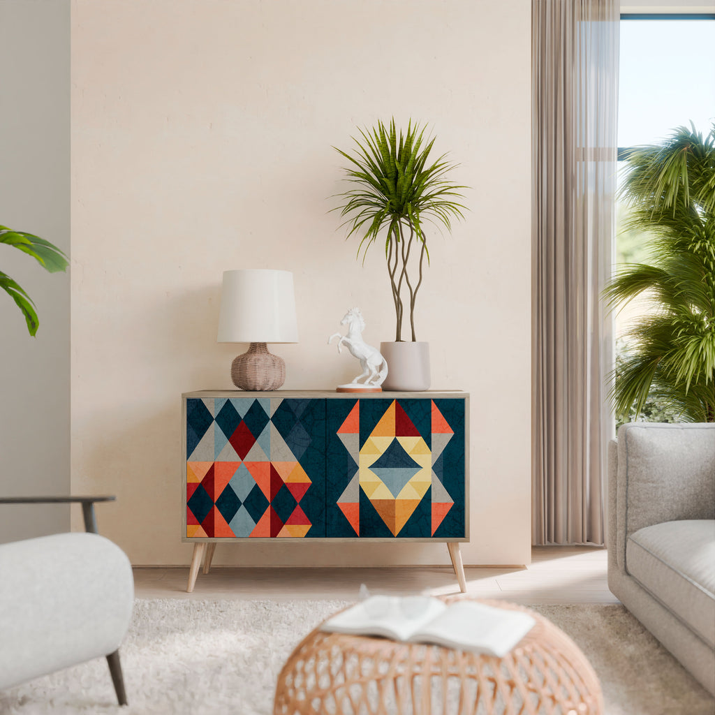 CRACKED ILLUSION 2-Door Sideboard