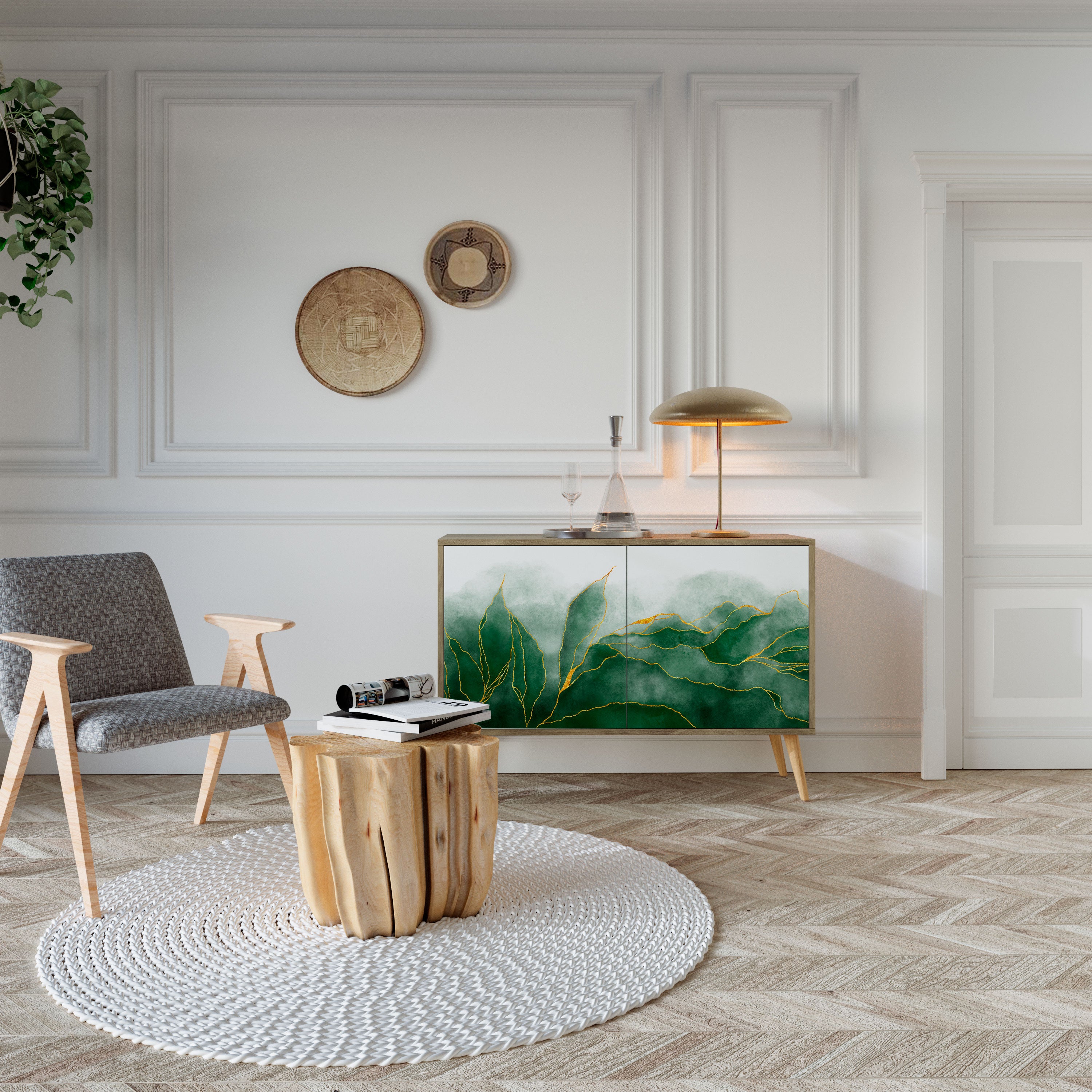 EXPENSIVE NATURE Aparador de 2 Portas