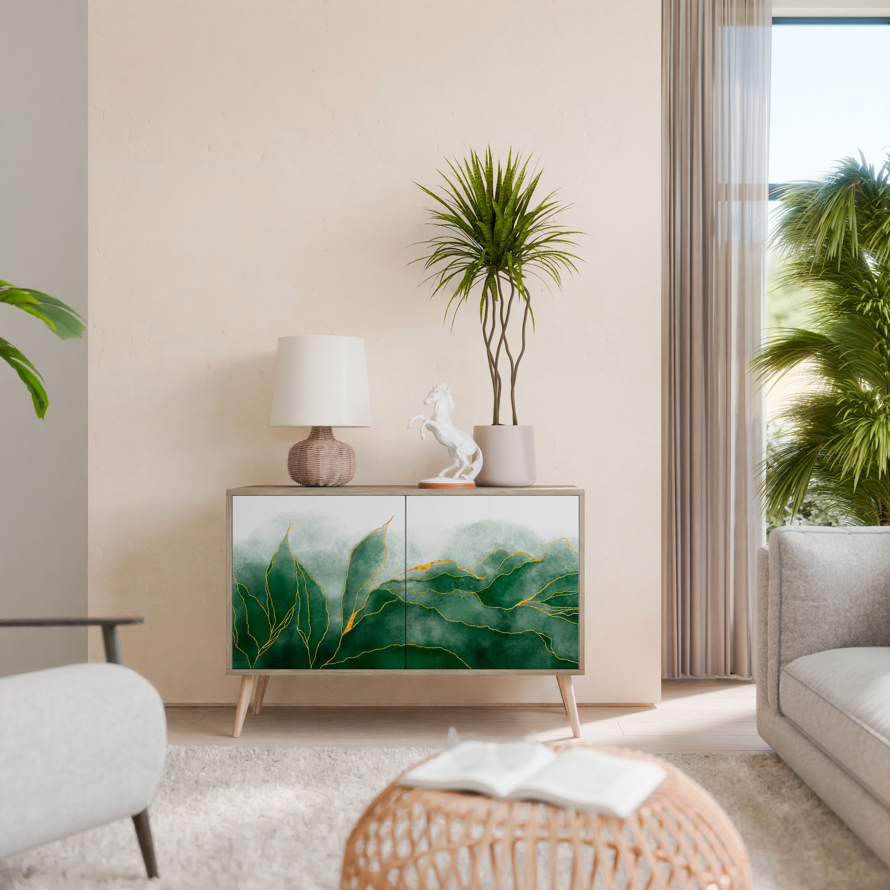 EXPENSIVE NATURE Aparador de 2 Portas